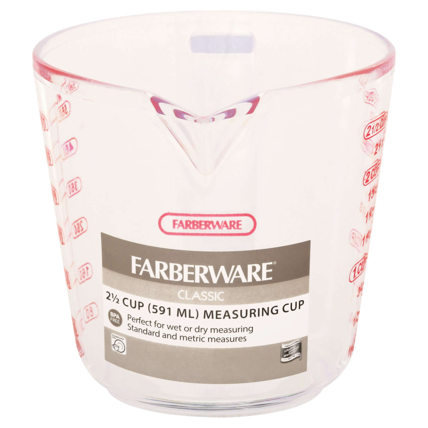 Faberware Classic Measuring Cup, 2-1/2 Cup