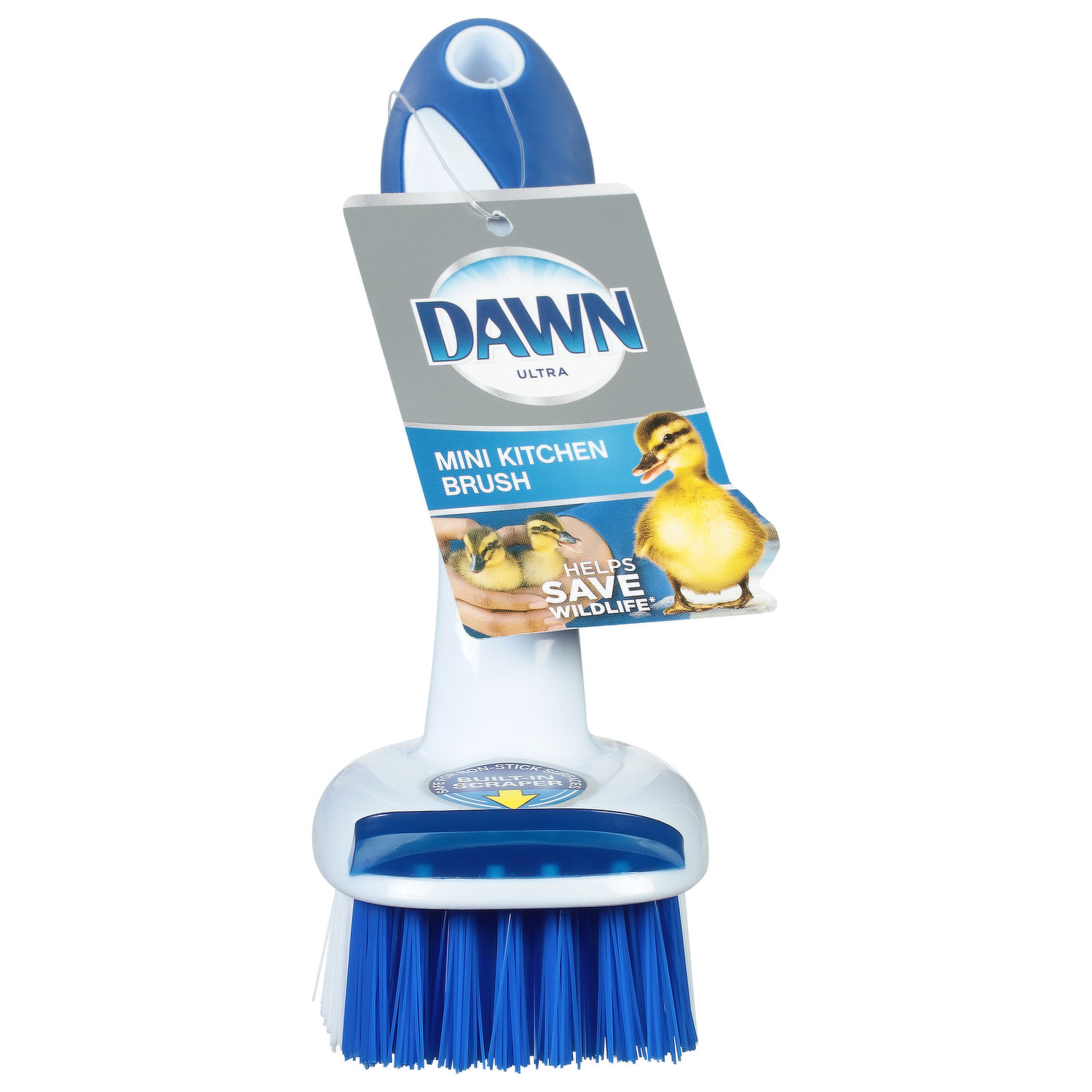 Dawn Fillable Kitchen Brush White and Blue, DAWN, All Brands