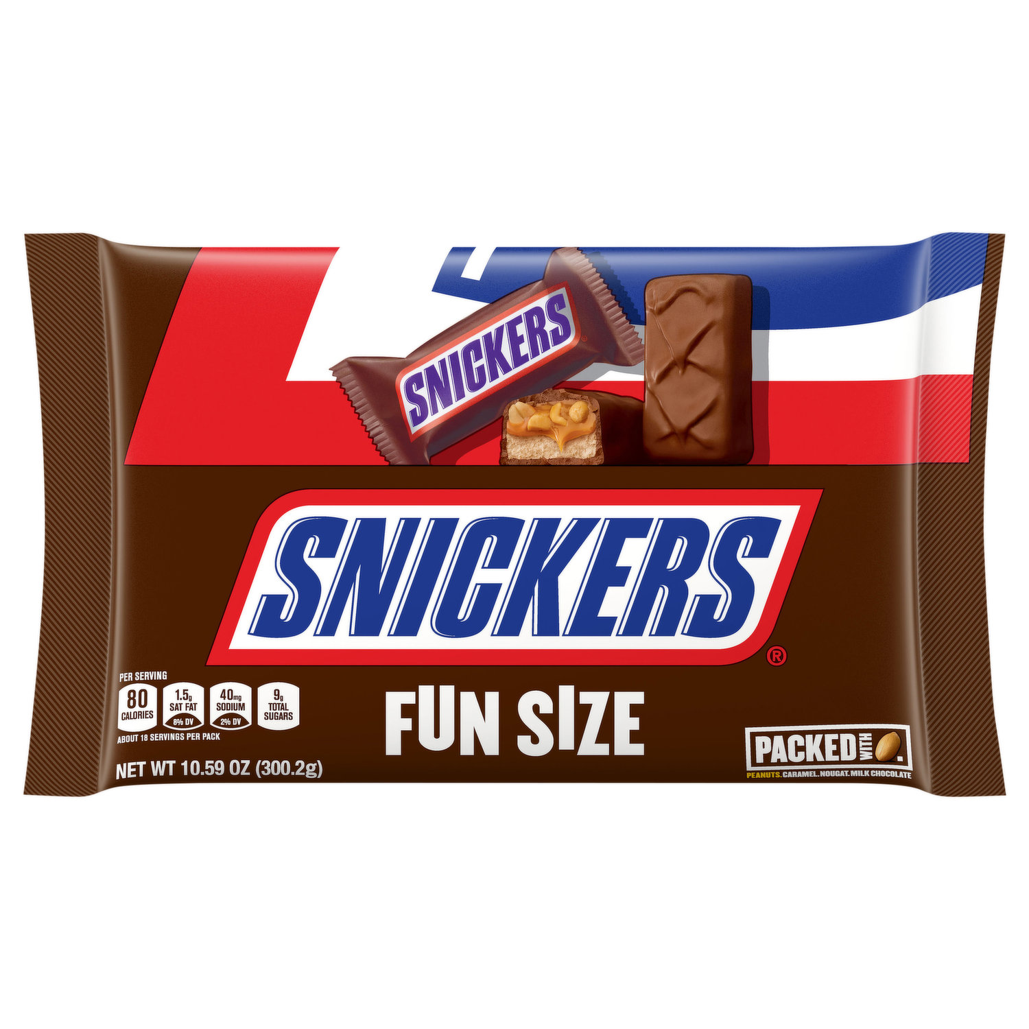 Snickers NFL Football Mini Chocolate Bars, Sharing Size - 9.7 oz Bag 