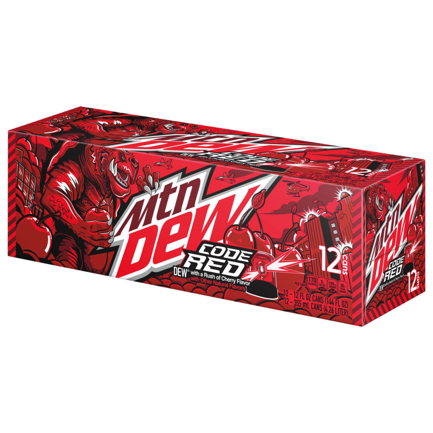 Mtn Dew Soda Code Red