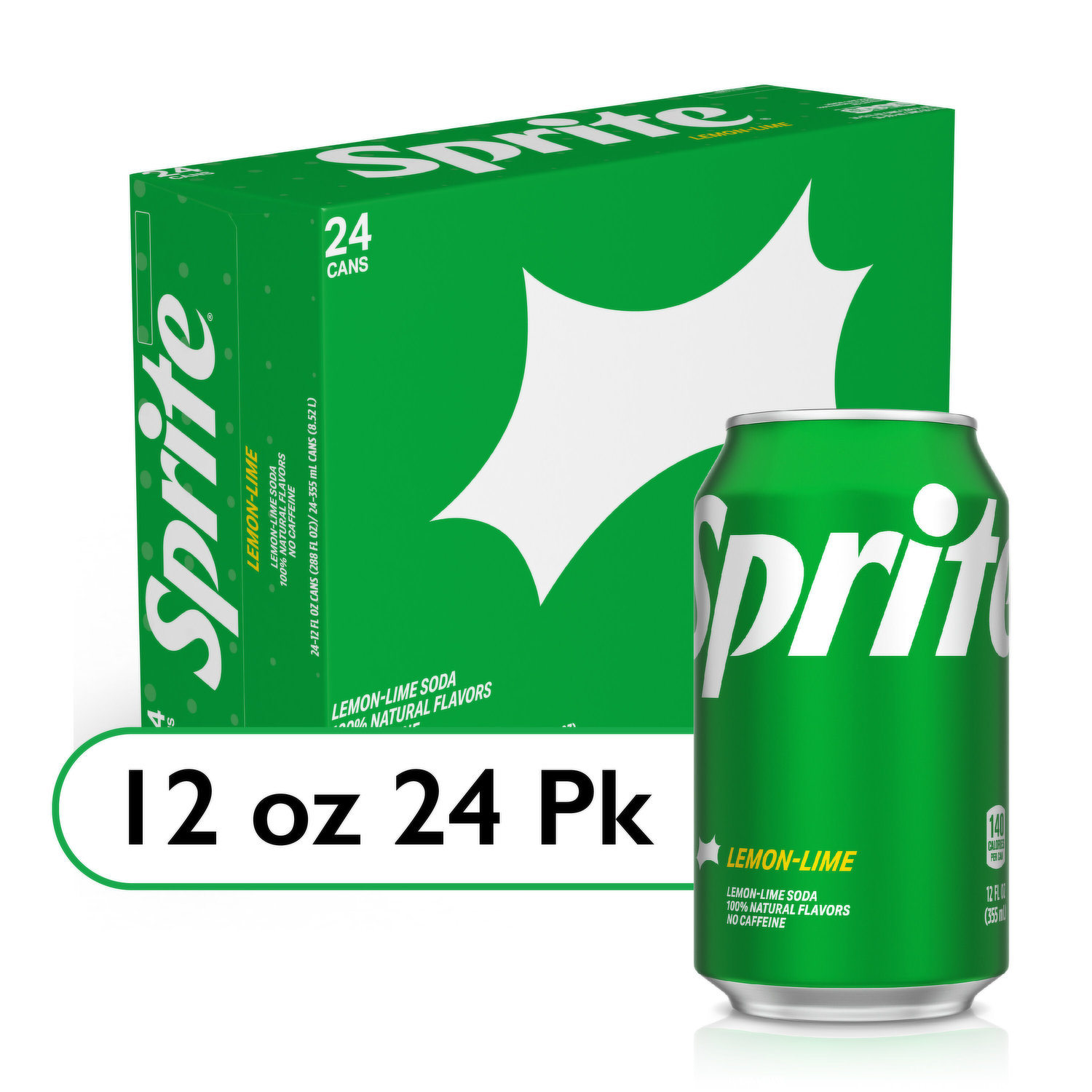 Sprite No Sugar 330ml Glass Bottle (24 Pack)