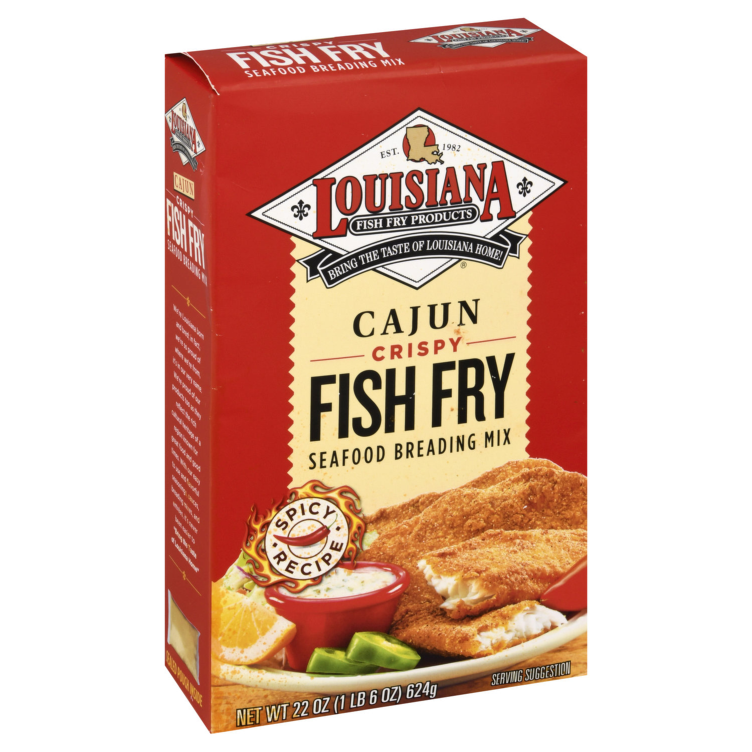 Louisiana Fish Fry Crunchy Bake Seasoned Coating Mix for Chicken