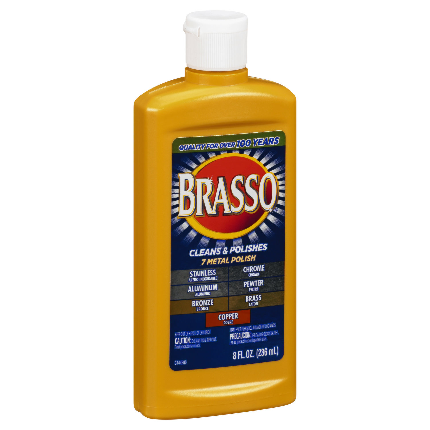 Brasso Metal Polish Can 100ml, Polishers, Cleaning, Household