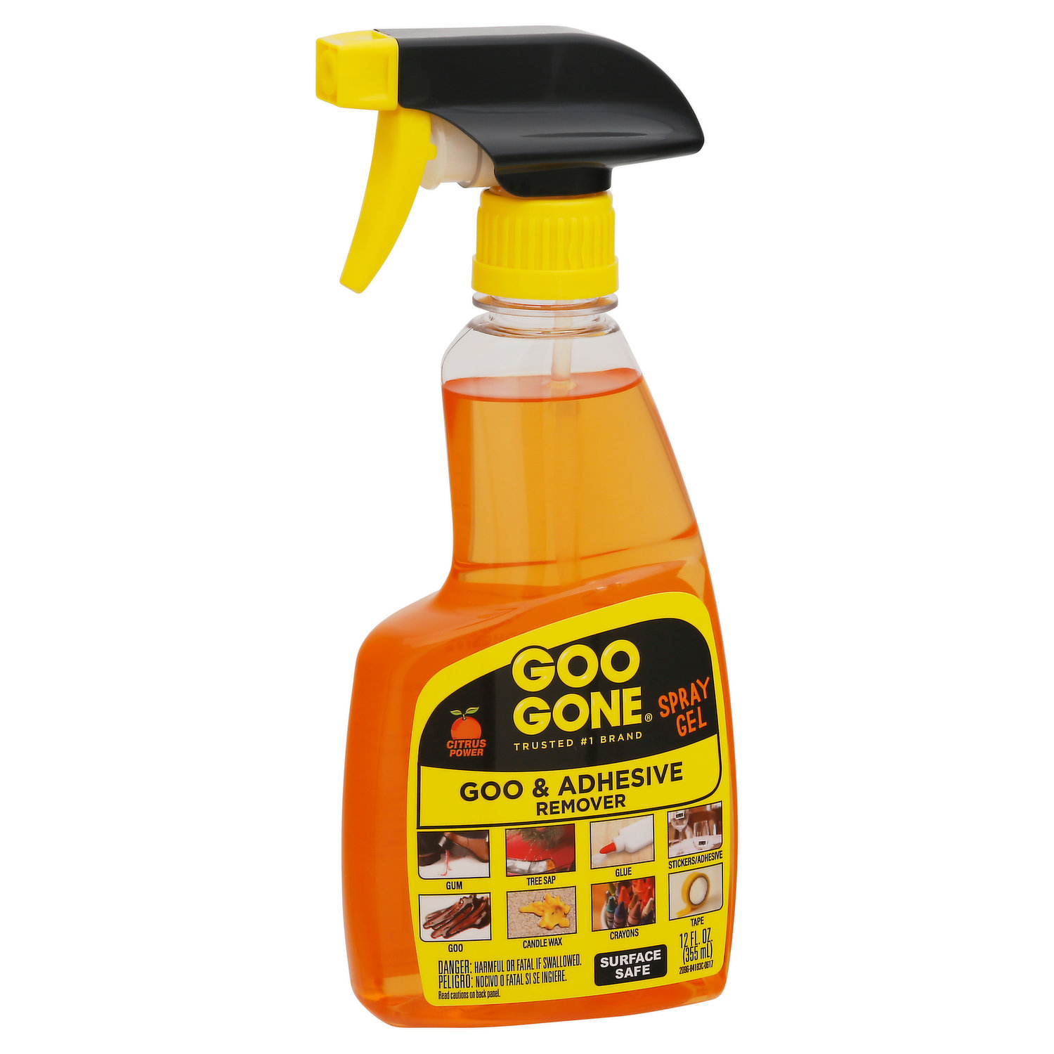 Goo Gone - 2oz Bottle - Citrus Scented - Cuts Grease, Oil, Gum, Adhesive  Residue (Pack of 3)