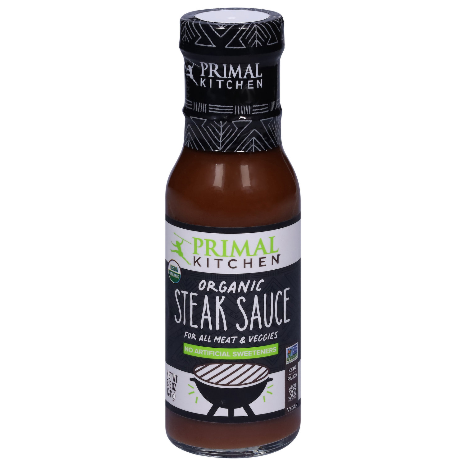 Primal Kitchen Buffalo Sauce, Medium Heat - 8.5 oz