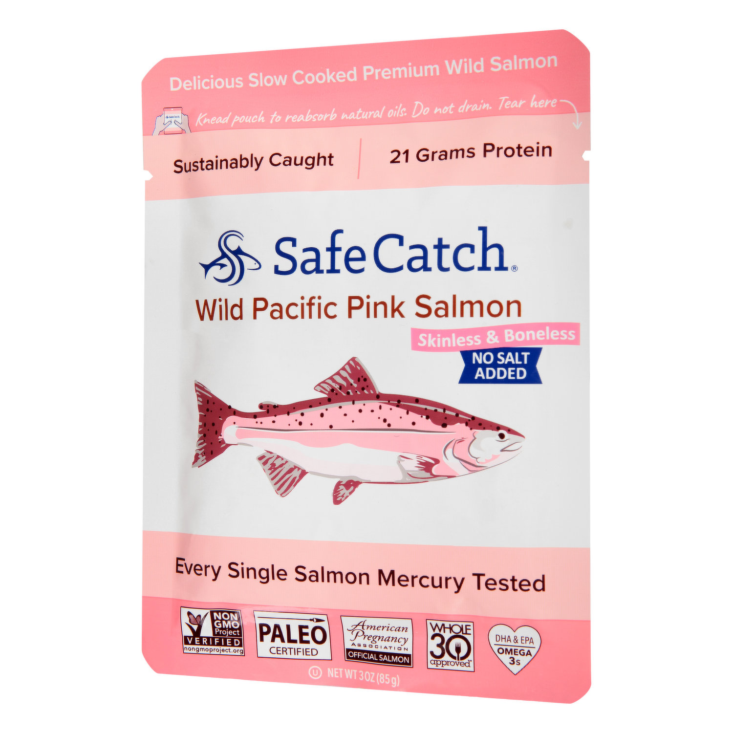 Safe Catch® Wild Pacific Pink Salmon, 3 ct / 5 oz - Kroger