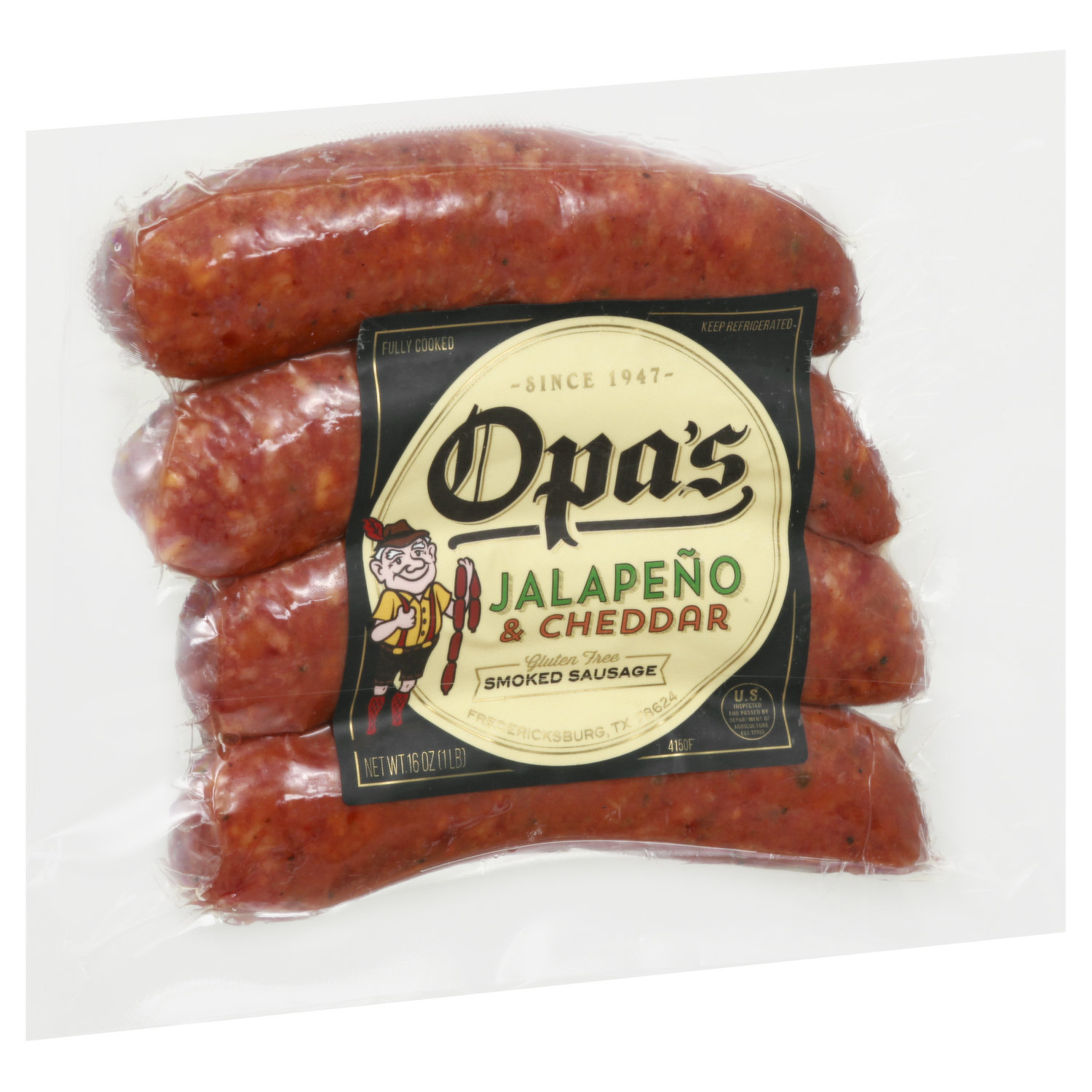 Dearborn Smoked Sausages, Jalapeno 6 Oz