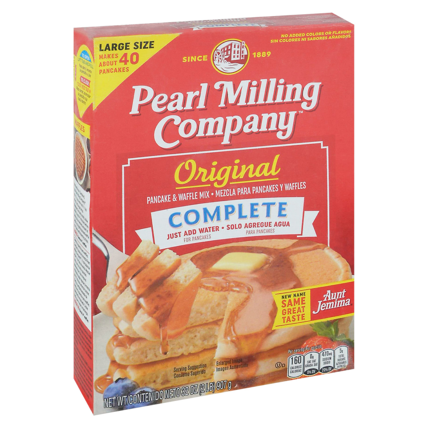 Pearl Milling Company Pancake & Waffle Mix, Original, Complete 