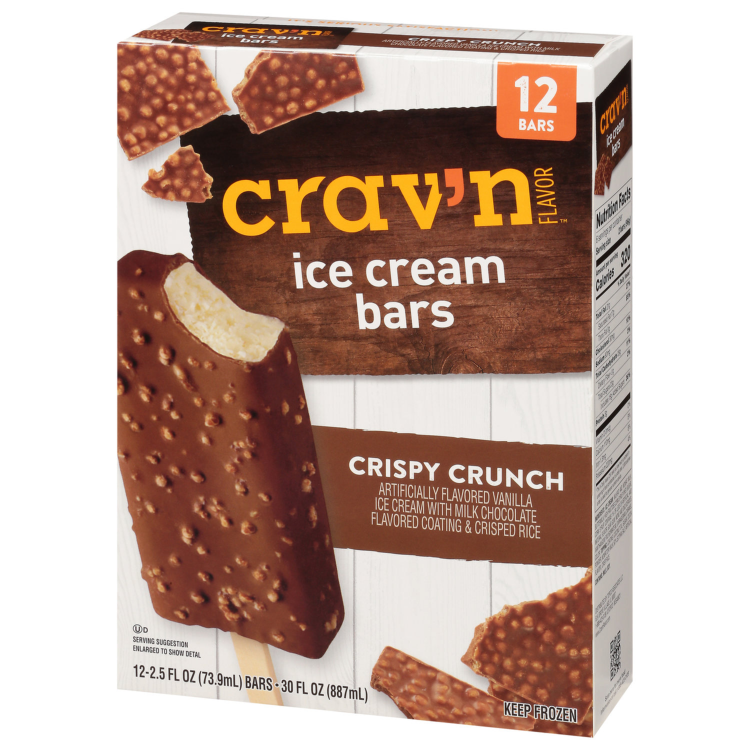 Crav'n Flavor Ice Cream Cups, Vanilla - Spring Market