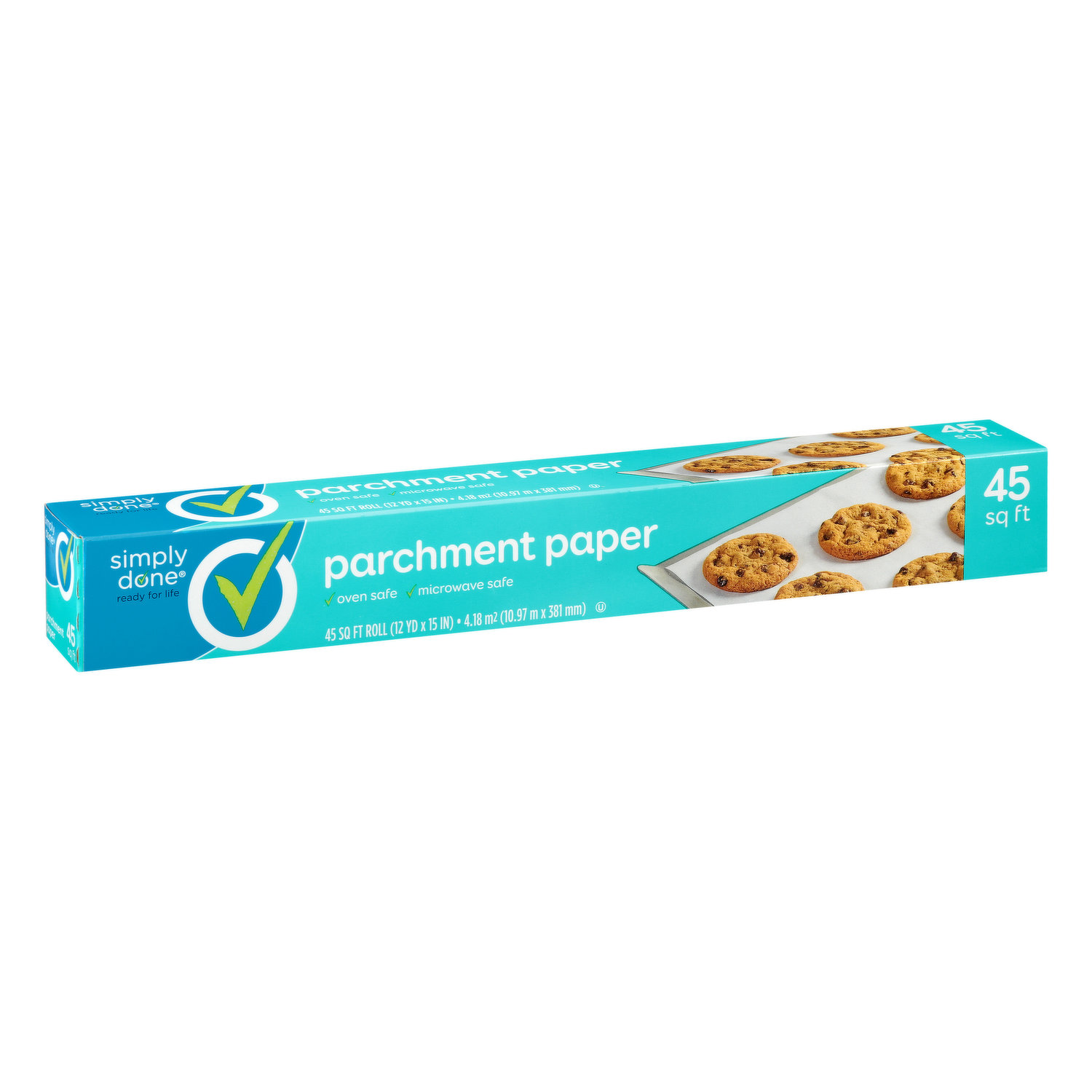 NutriChef 200 Sq. Ft. Heavy Duty Parchment Paper Roll for Baking