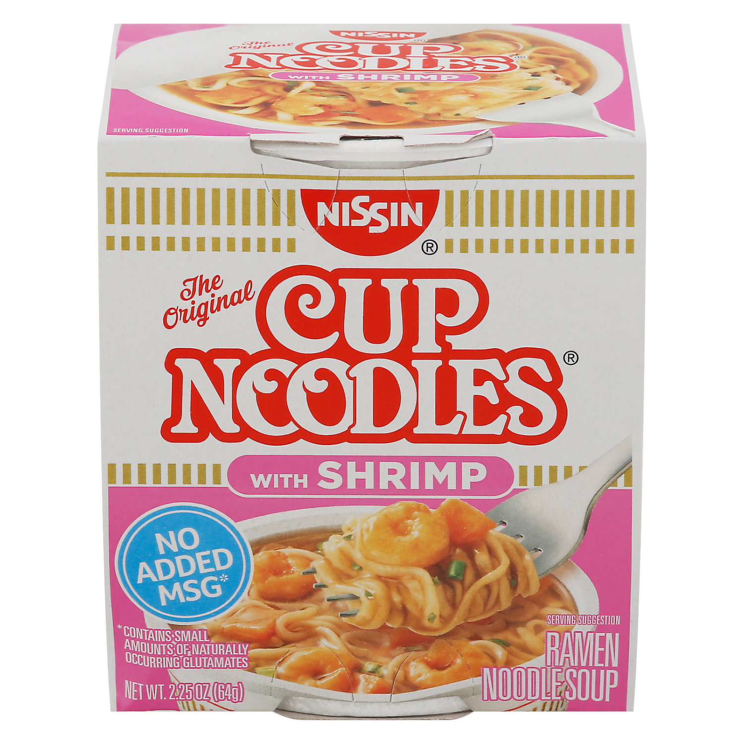 Nissin Hot and Spicy Bowl Noodles Chicken, 3.32 Ounce (Pack of 12)