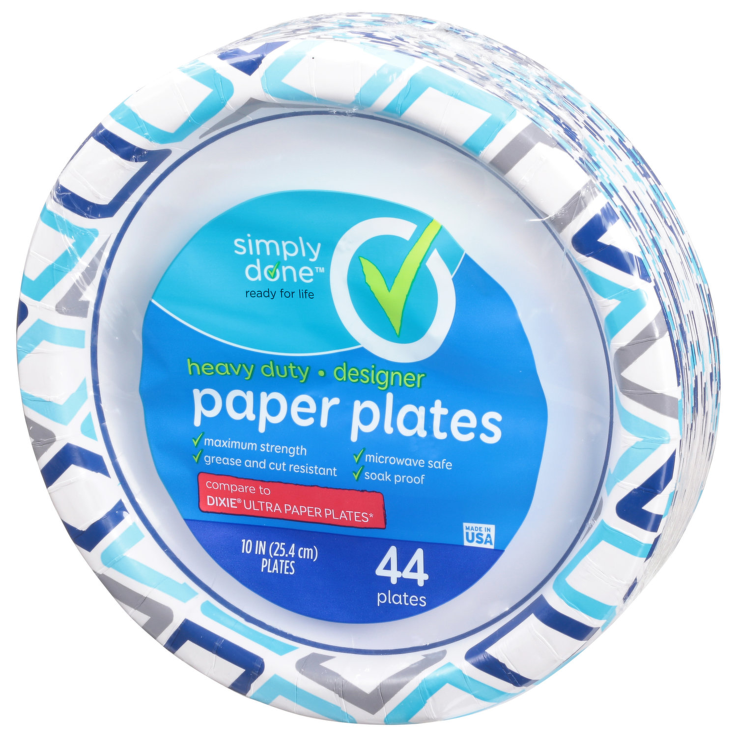 Simply Done Paper Plates, Heavy Duty, 10 Inch