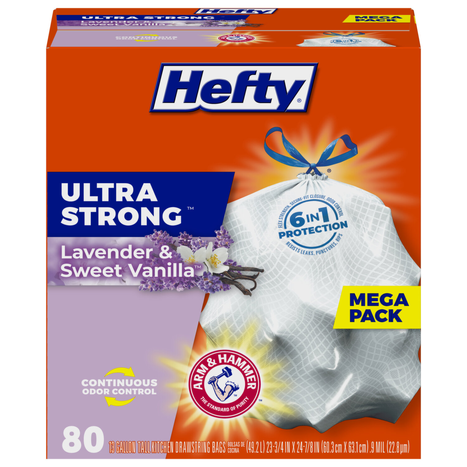 Hefty Baggies Sandwich Storage Bag with Ties (80 ct) Delivery