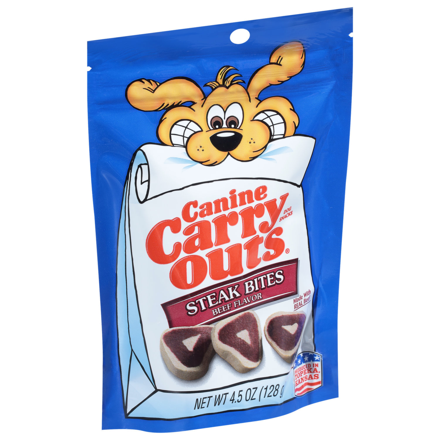 Canine carry outs beef flavor dog treats sales
