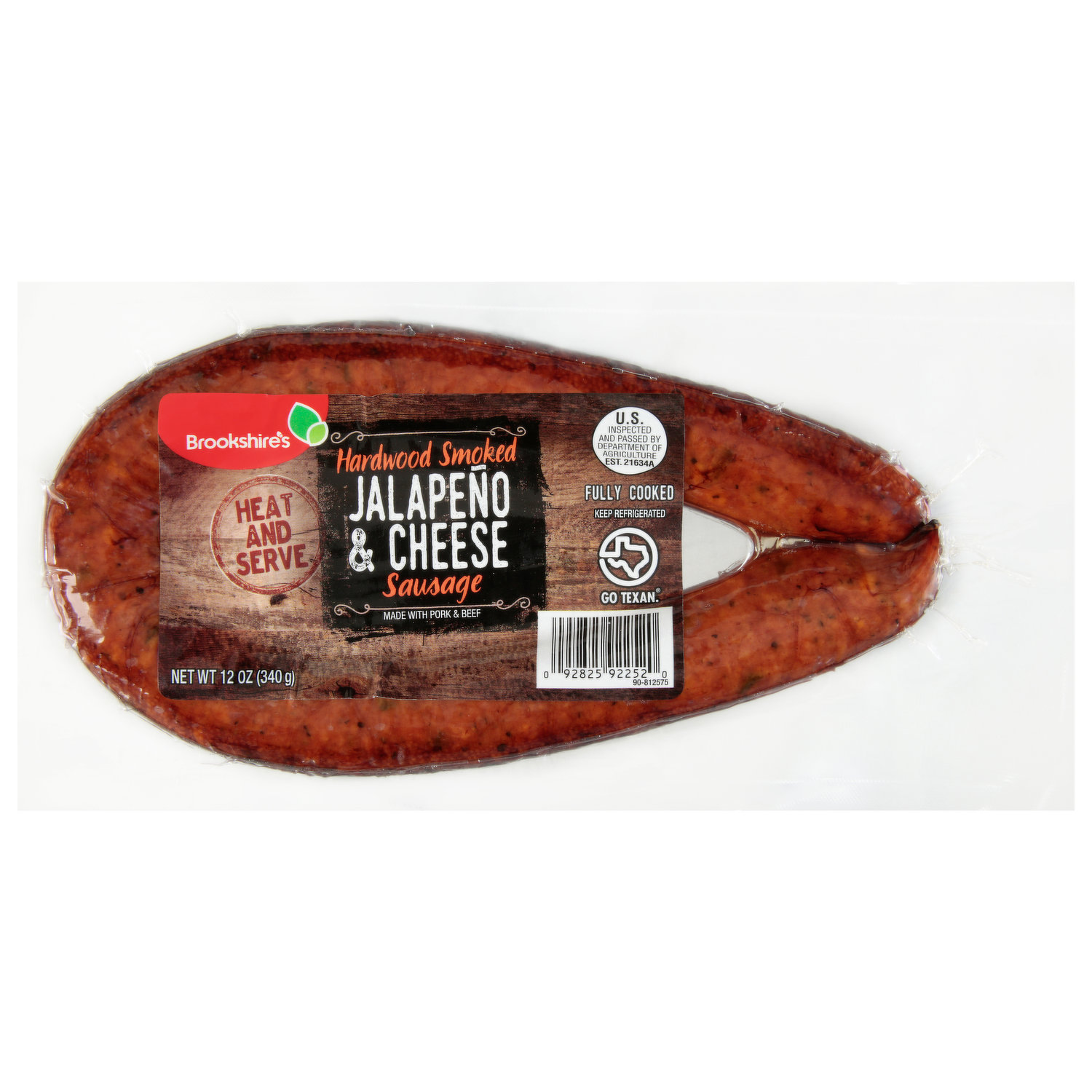 Down Home Hickory Smoked Pork Sausage - Hot 1.5 LB
