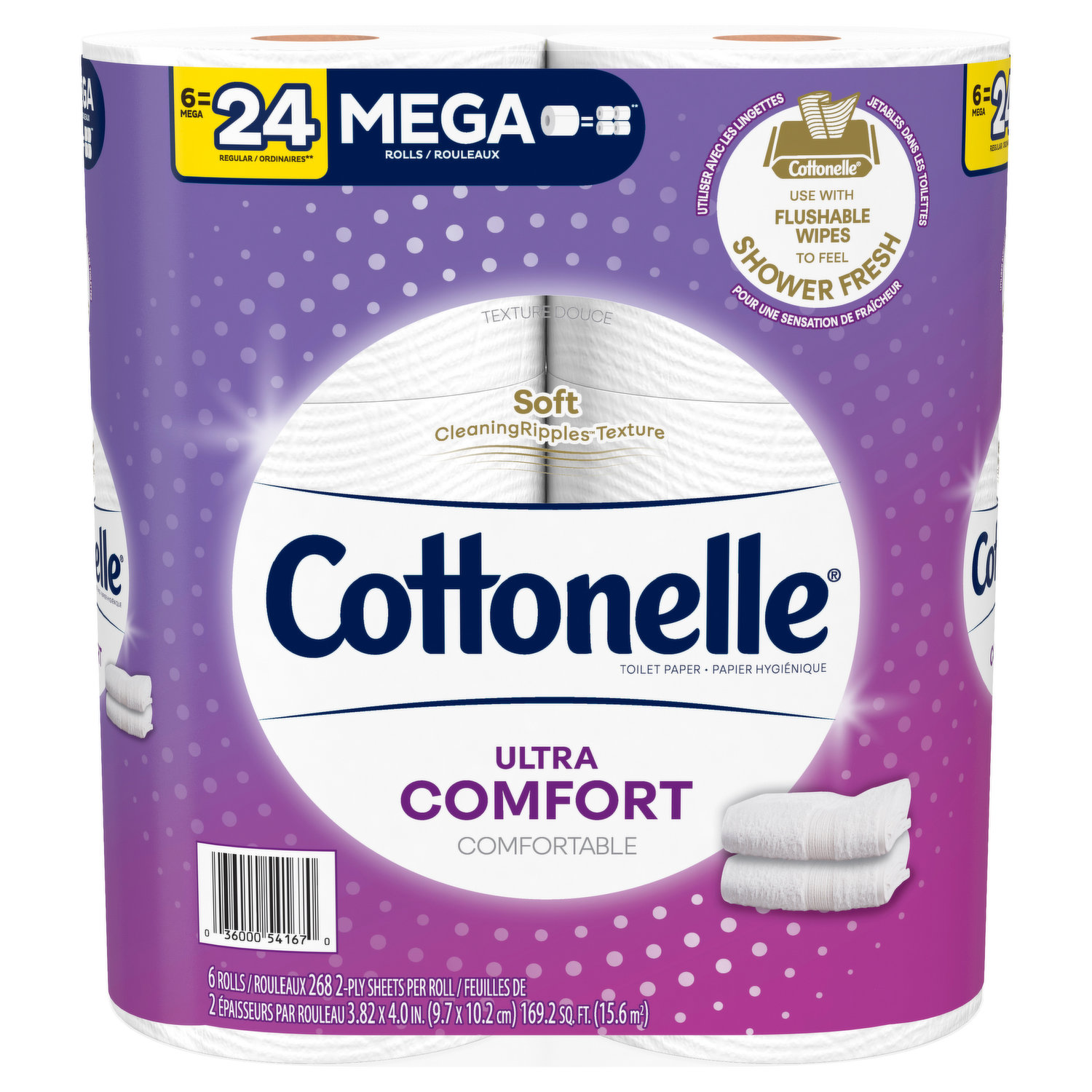 Quilted Northern Ultra Soft & Strong Sustainable Comfort 2-Ply Toilet  Paper, 6-Mega Rolls