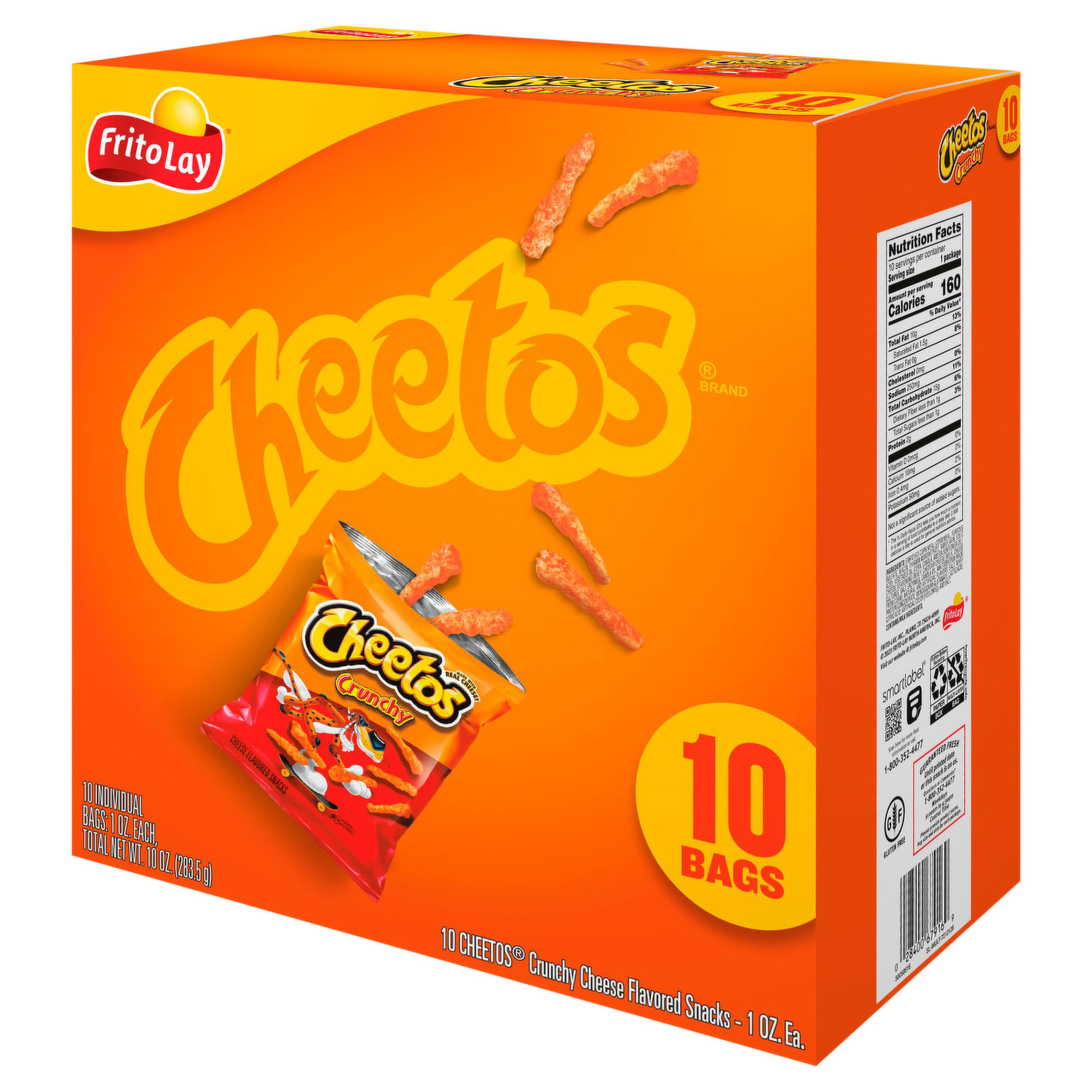 Cheetos Crunchy Cheddar Jalapeno Flavored Snacks 8.5 oz