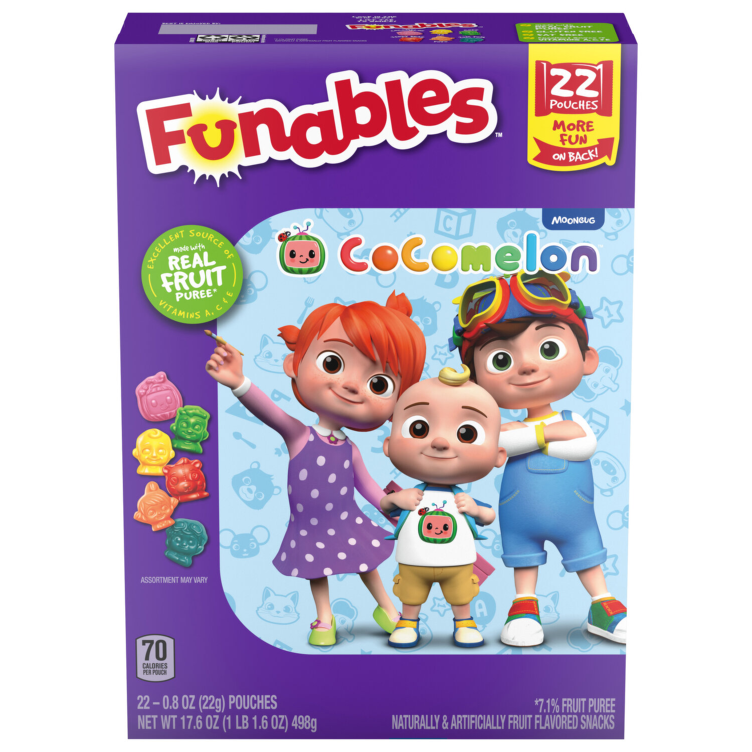 Funables Fruit Flavored Snacks, Cocomelon - Brookshire's