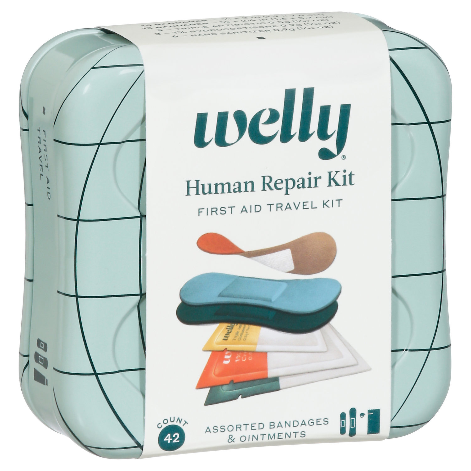 Welly Kid's Human Repari First Aid Bandage Travel Kit - 42ct : Target