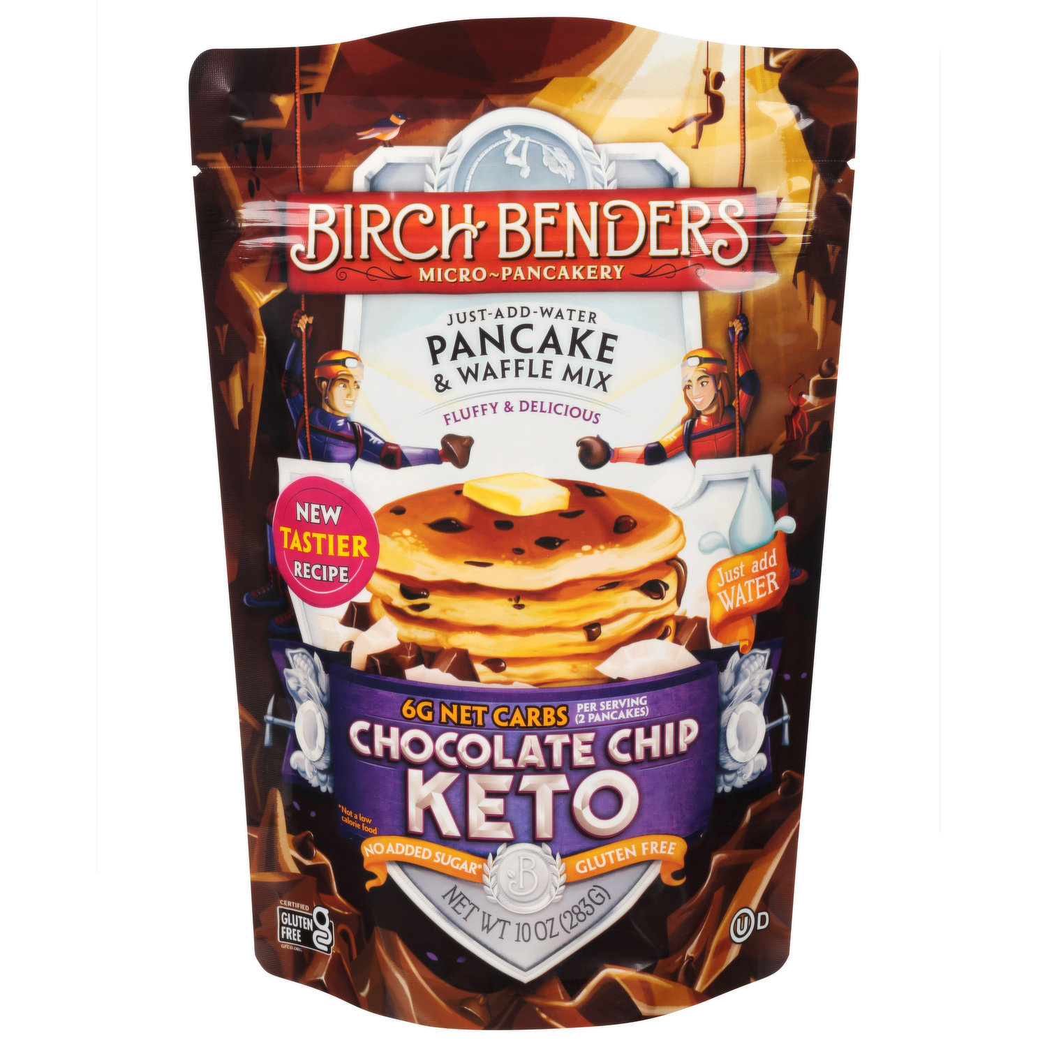 Birch Benders Pancake & Waffle Mix, Keto, Chocolate Chip