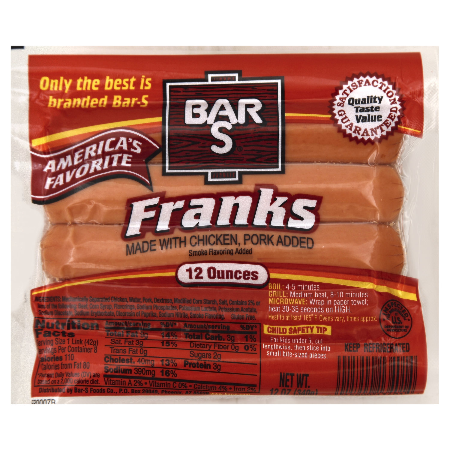 Hot Dogs, Franks & Sausage Links