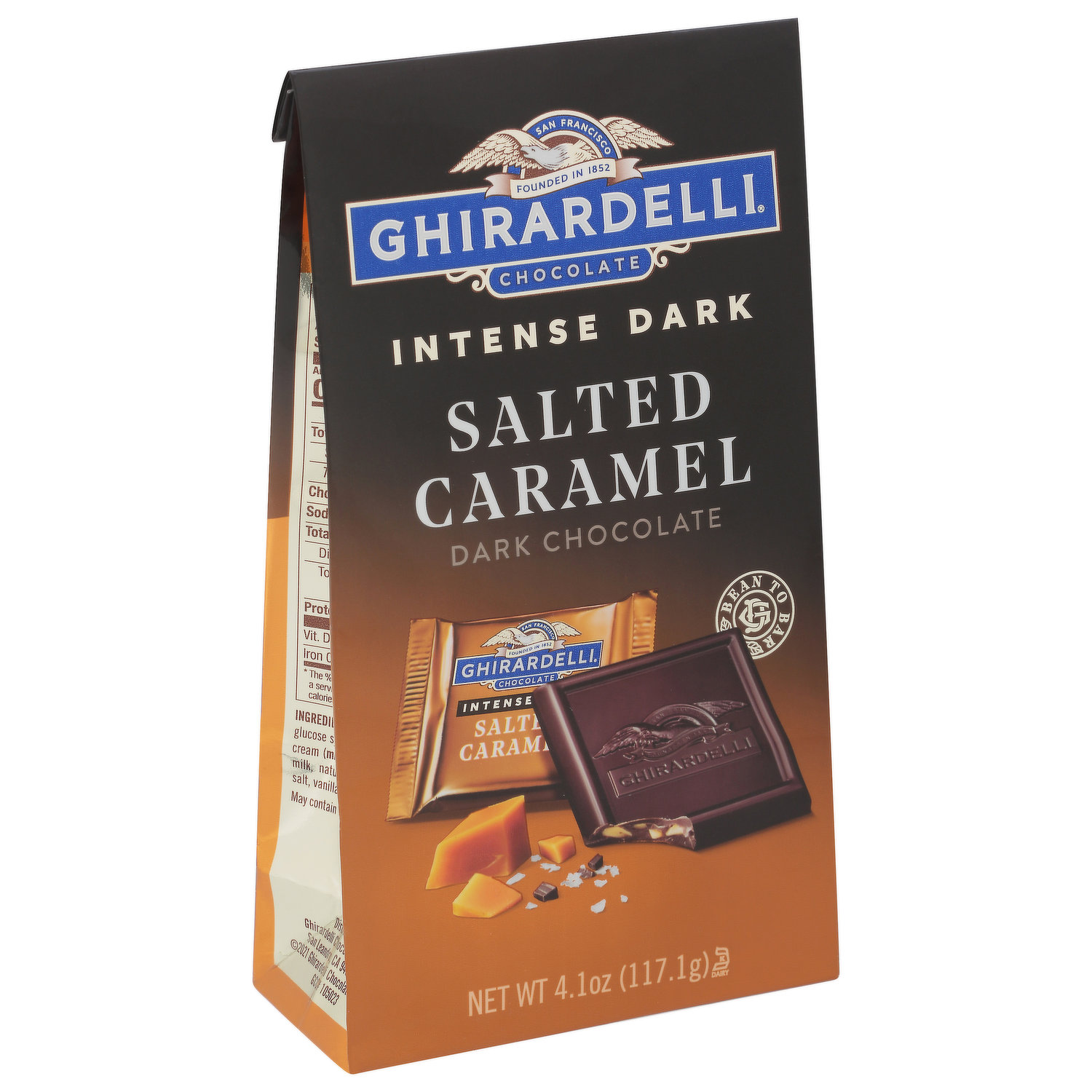 Ghirardelli Intense Dark Chocolate Squares Crispy Rice - 4.1 oz bag