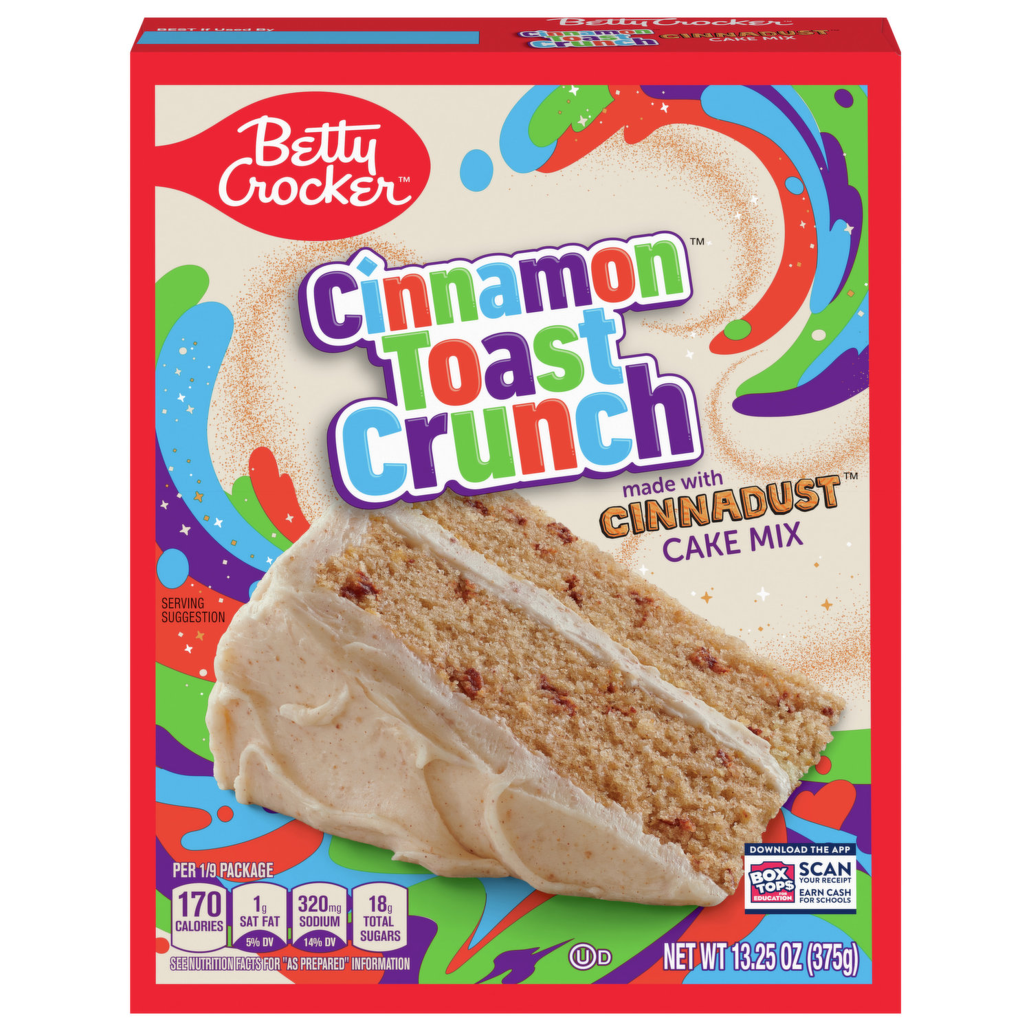 Betty Crocker Cake Mix, Cinnamon Toast Crunch