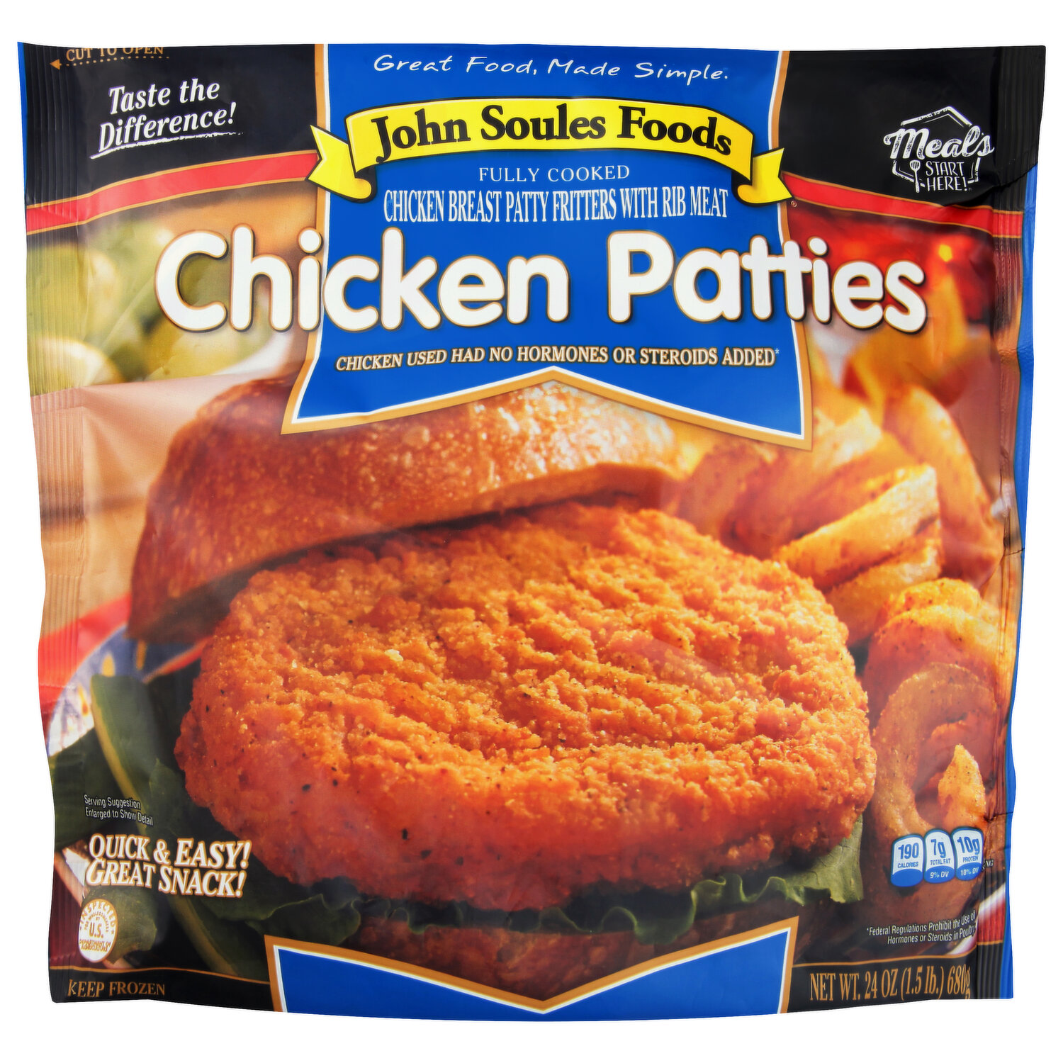 Classic Chicken Patties - 28 oz. - Products - Foster Farms