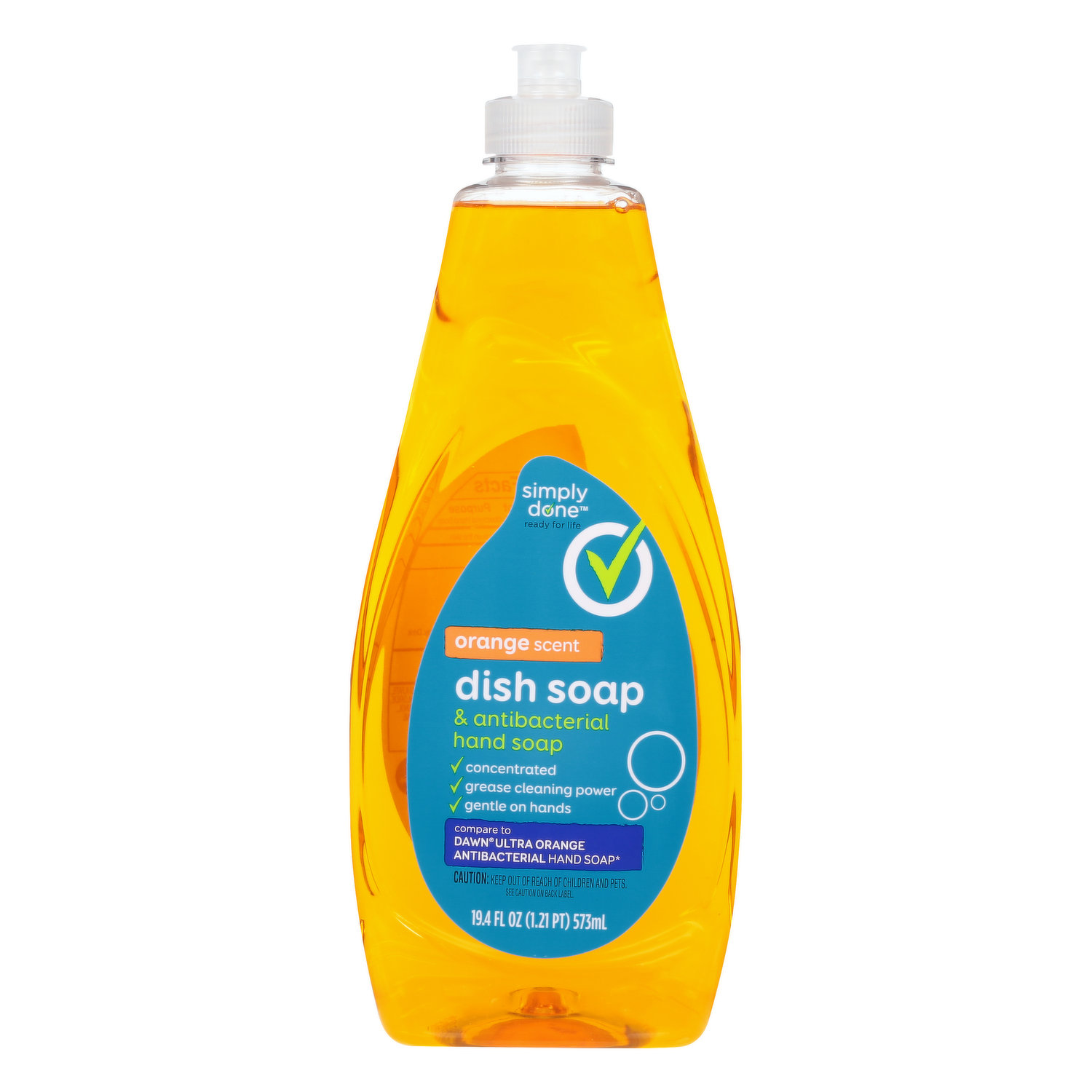 Simply Done Dish Soap & Hand Soap, Orange Scent