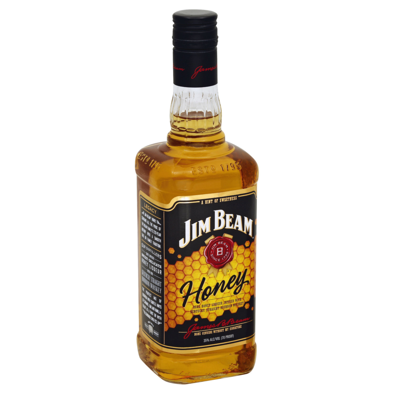 Jim Beam Whiskey Straight Bourbon Honey