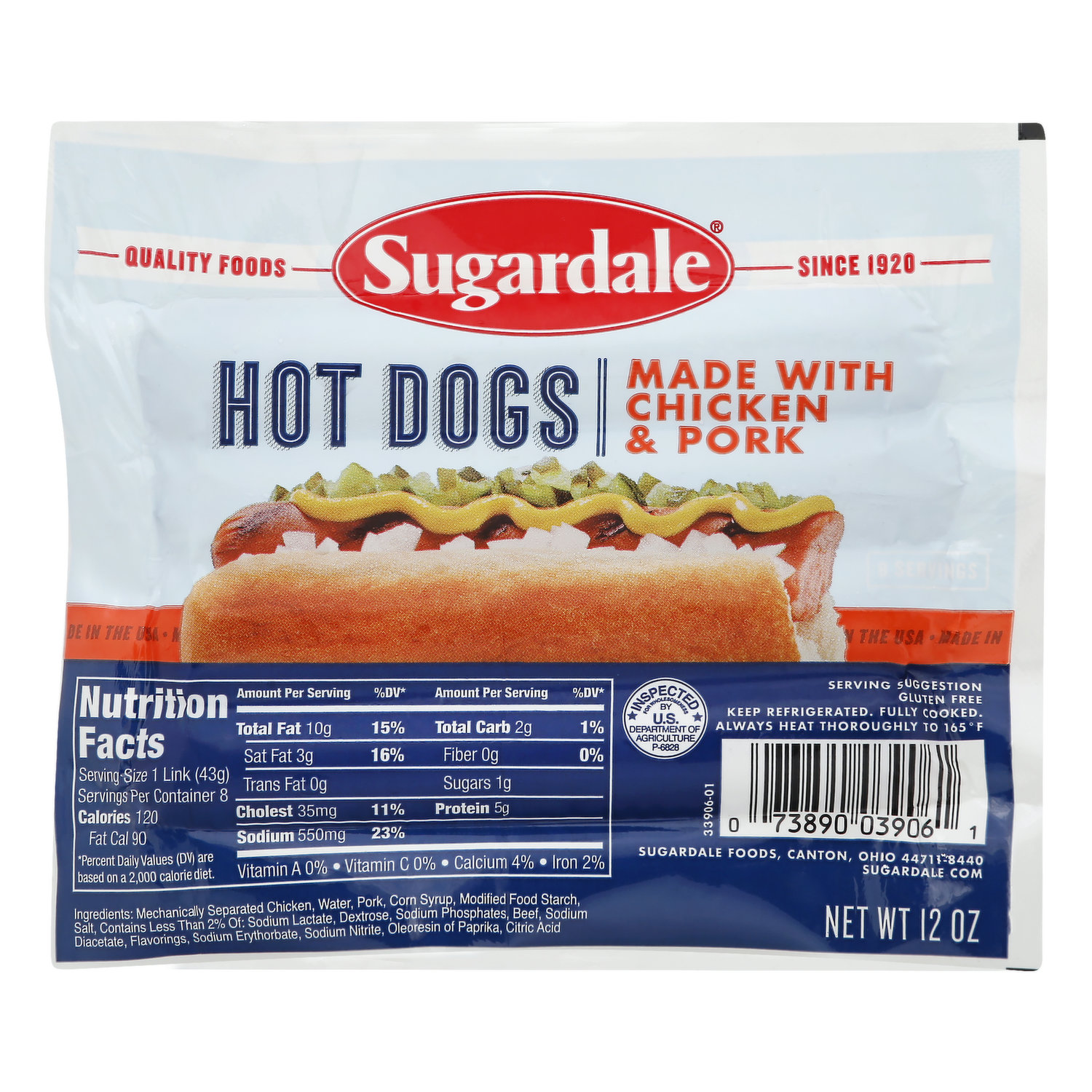 Finest Hot Dog (5x70g), A Delicious Smokey Flavour From Our Meaty Dawgs 🐷