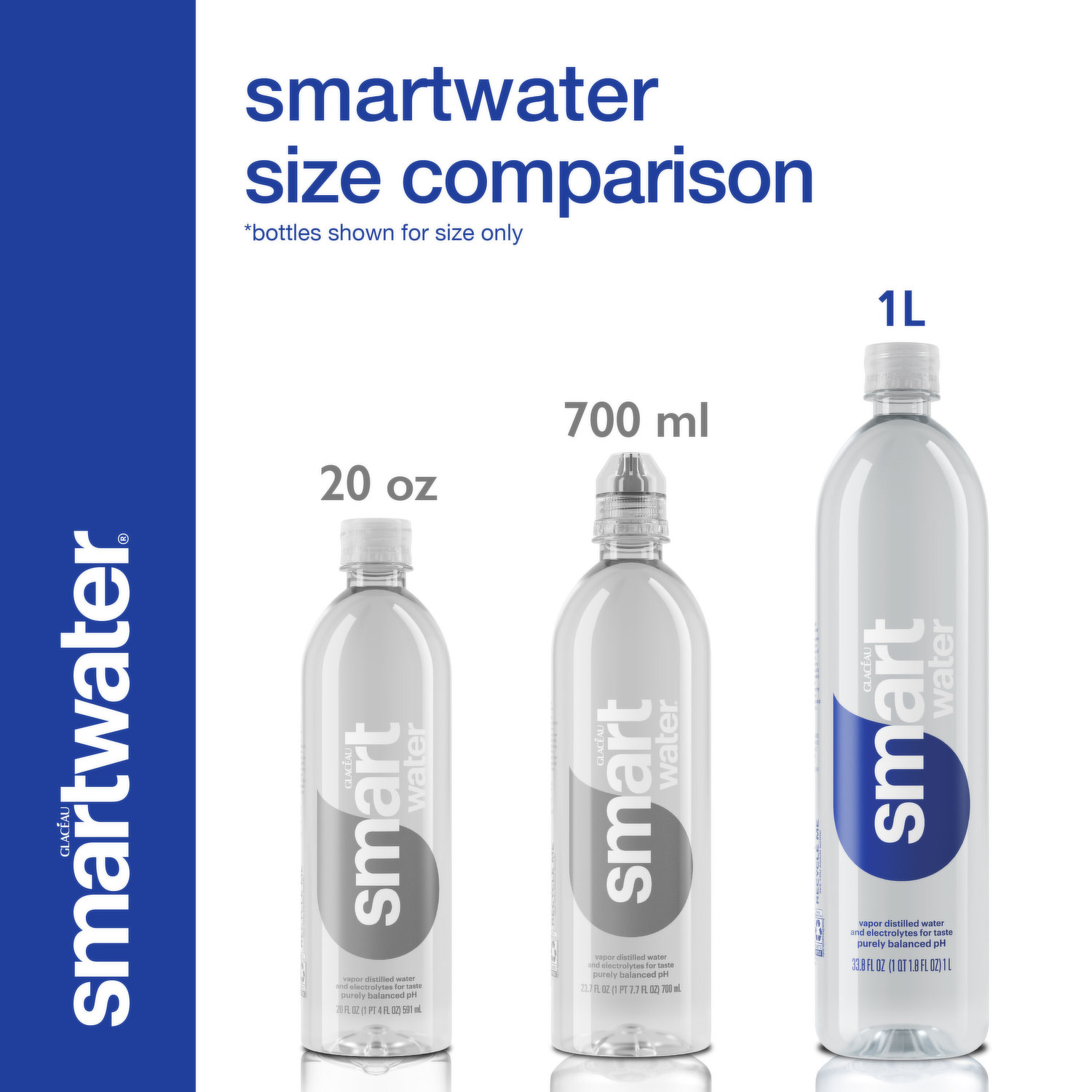 Smart Water Water, Vapor Distilled and Electrolytes 50.7 fl oz