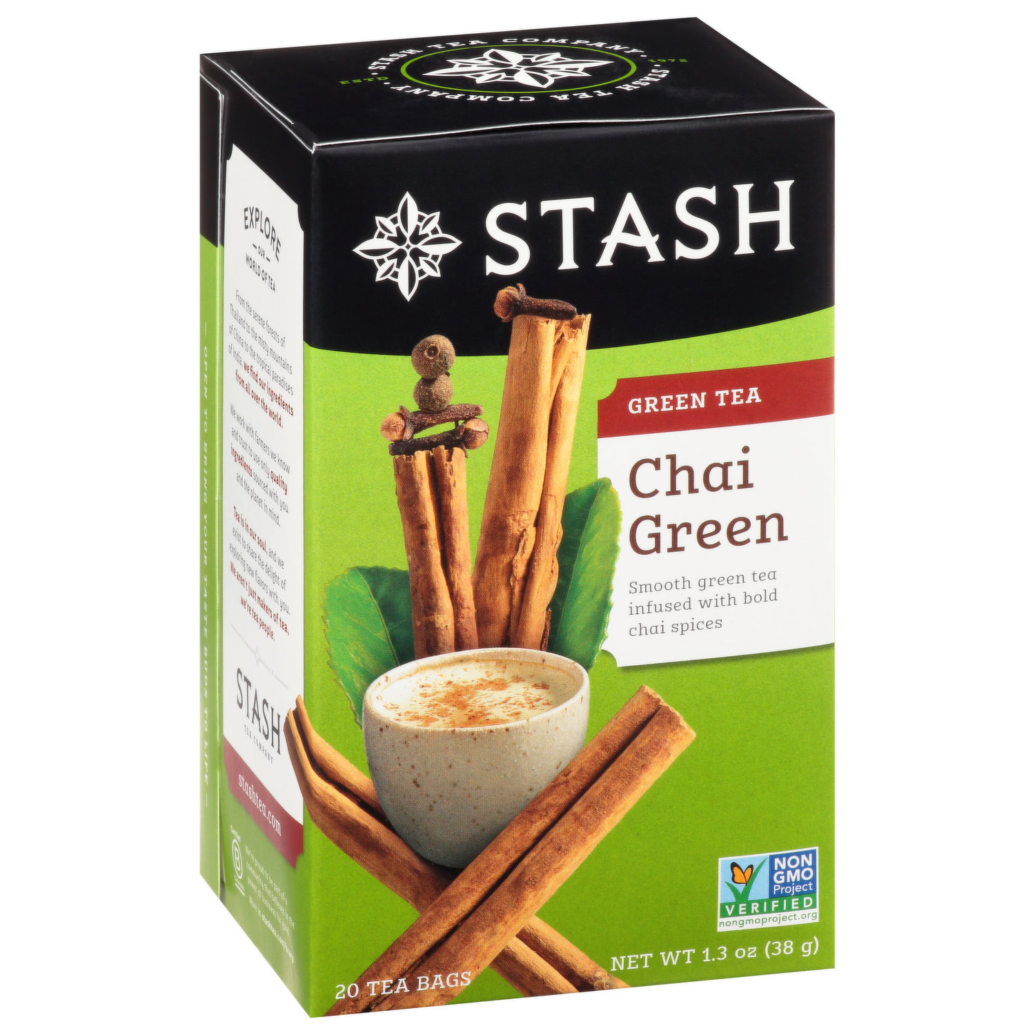 Stash Green Tea, Chai Green, Tea Bags