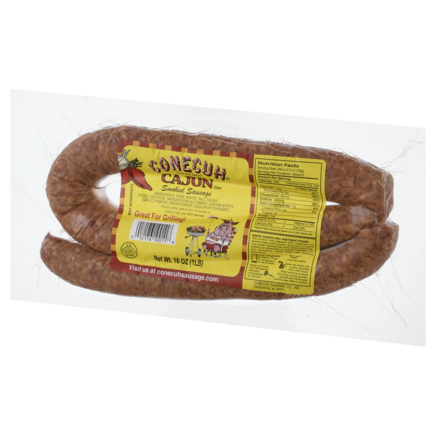 Cast-Iron Skillet Conecuh Sausage - Conecuh Sausage