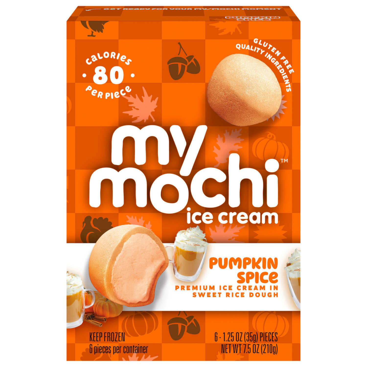 My/Mochi ice Cream, Apple Pie a La Mode, Premium - Super 1 Foods