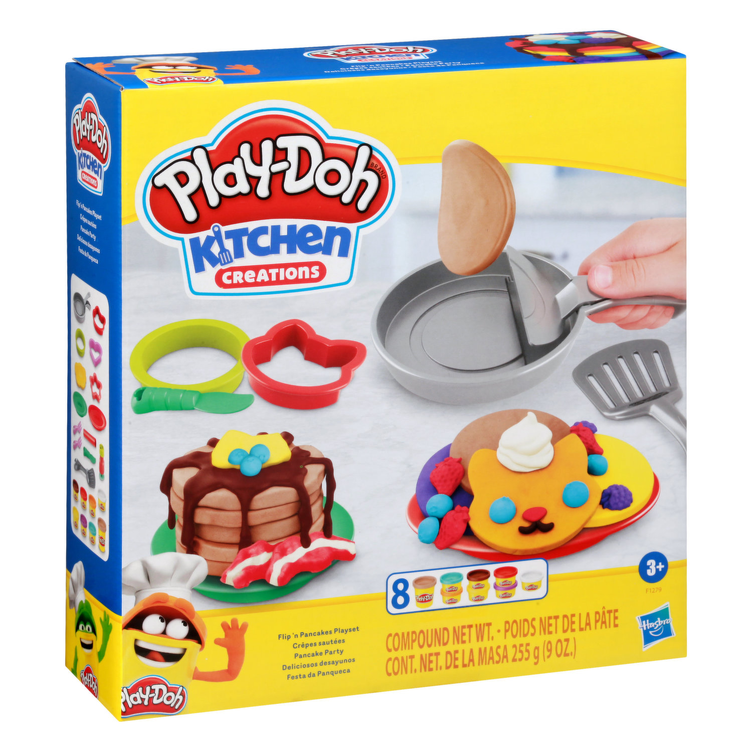 Play-Doh Kitchen Creations Flip’n Pancakes Playset, 3+