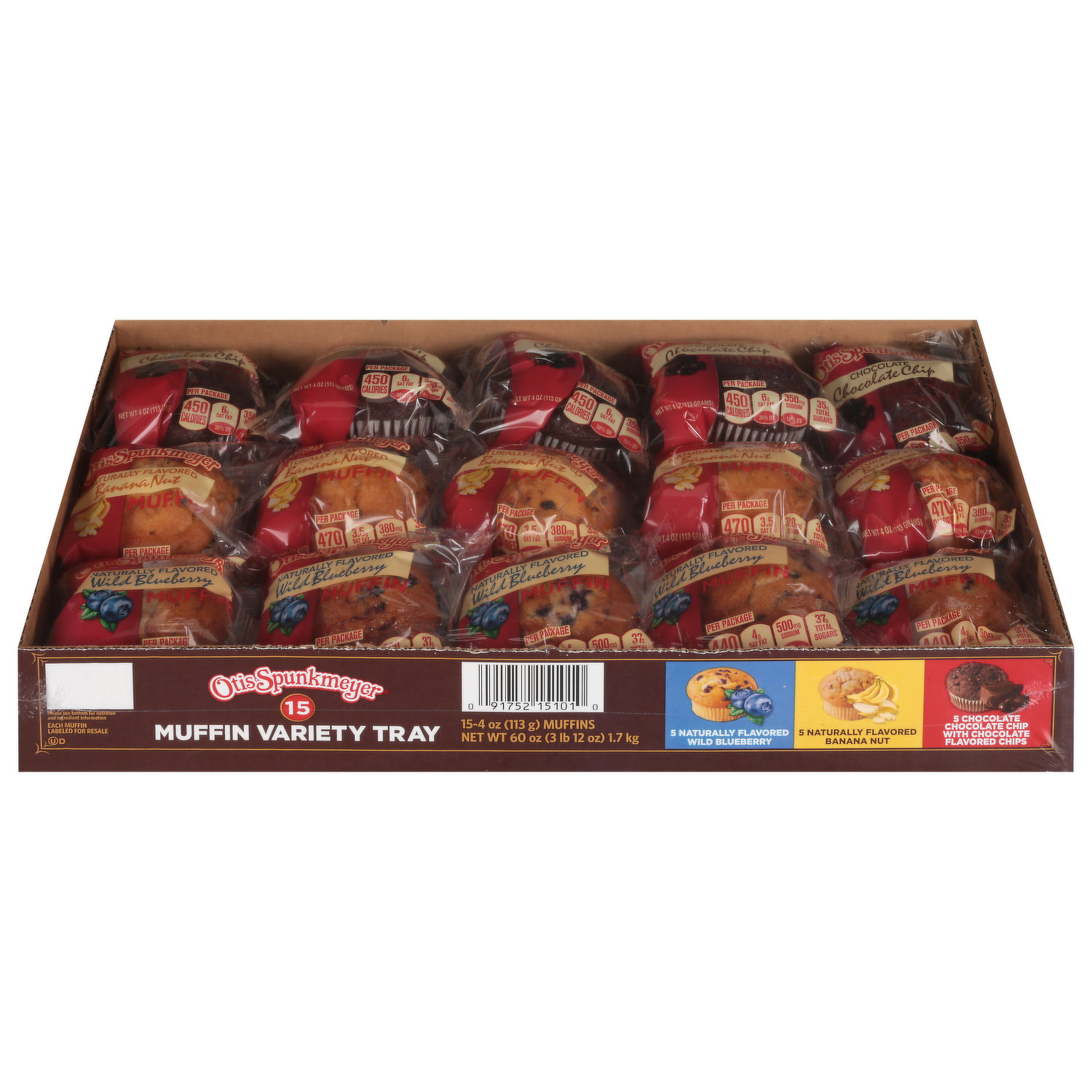 Otis Spunkmeyer Muffins, Variety Tray