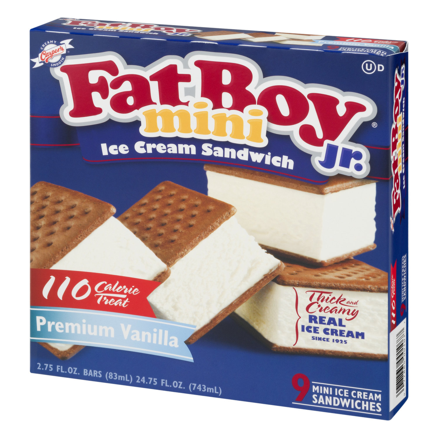 FatBoy Ice Cream  NEW! Famous FatBoy Vanilla Tub!