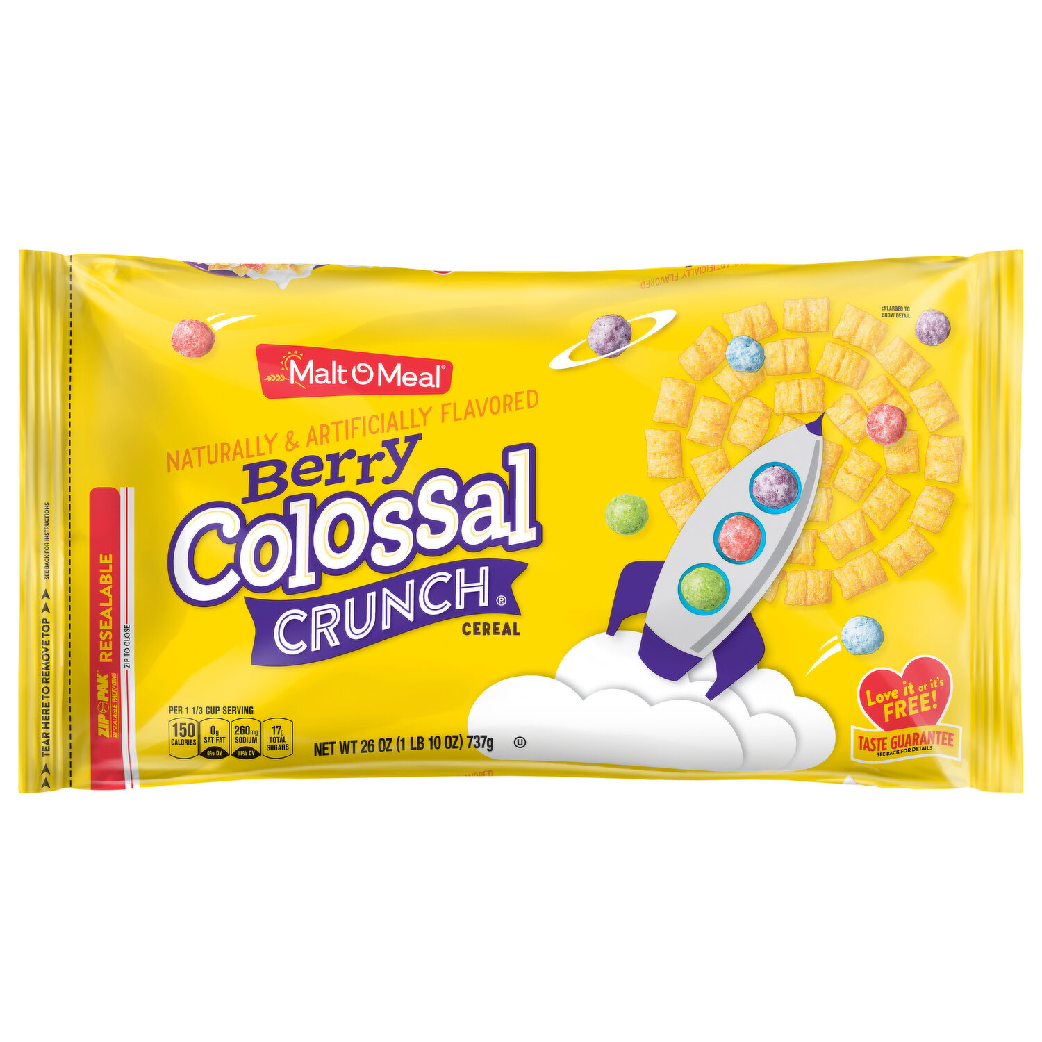 Malt-O-Meal Berry Colossal Crunch Cereal