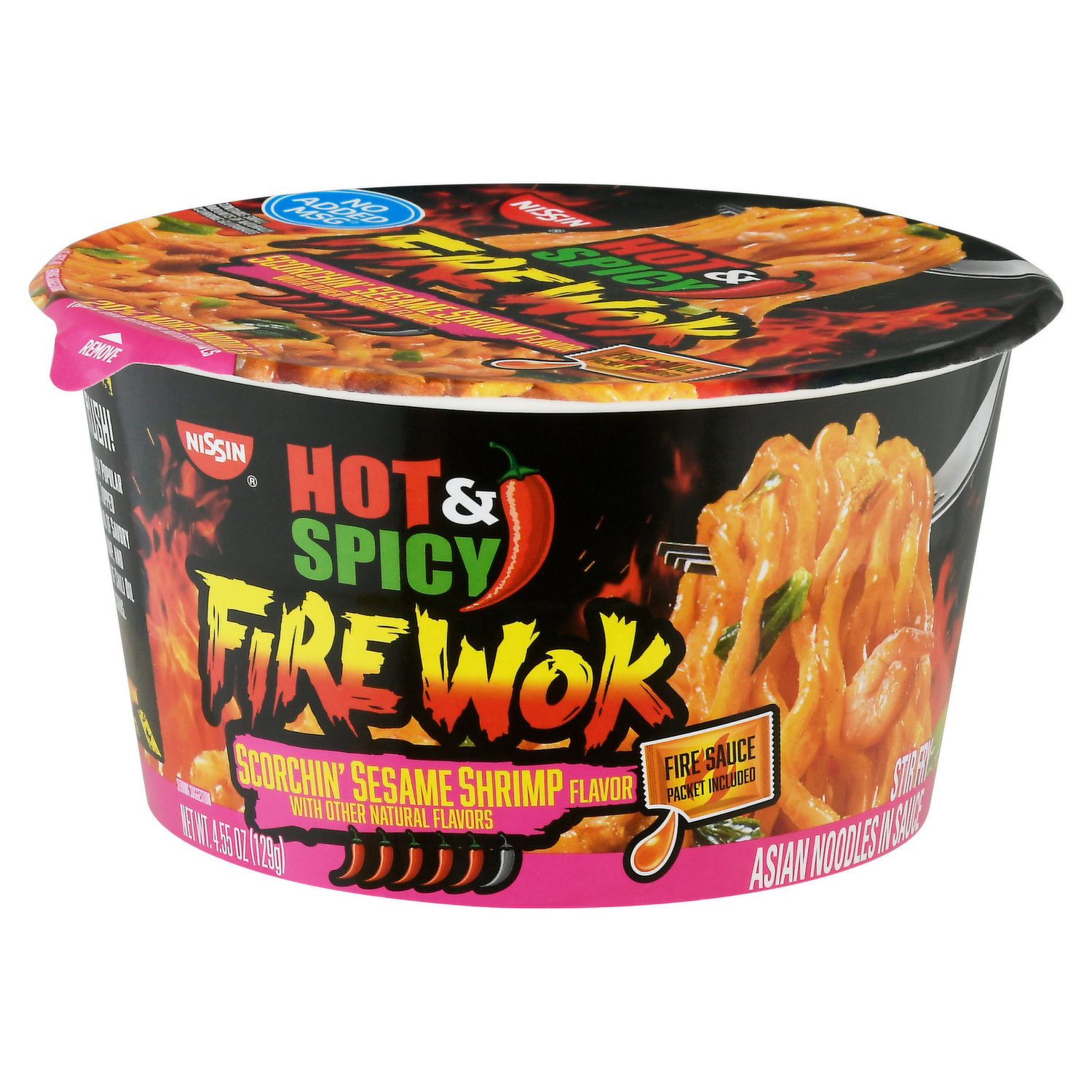 Nissin Stir Fry Cup Noodles, Korean BBQ Flavor - 2.89 oz