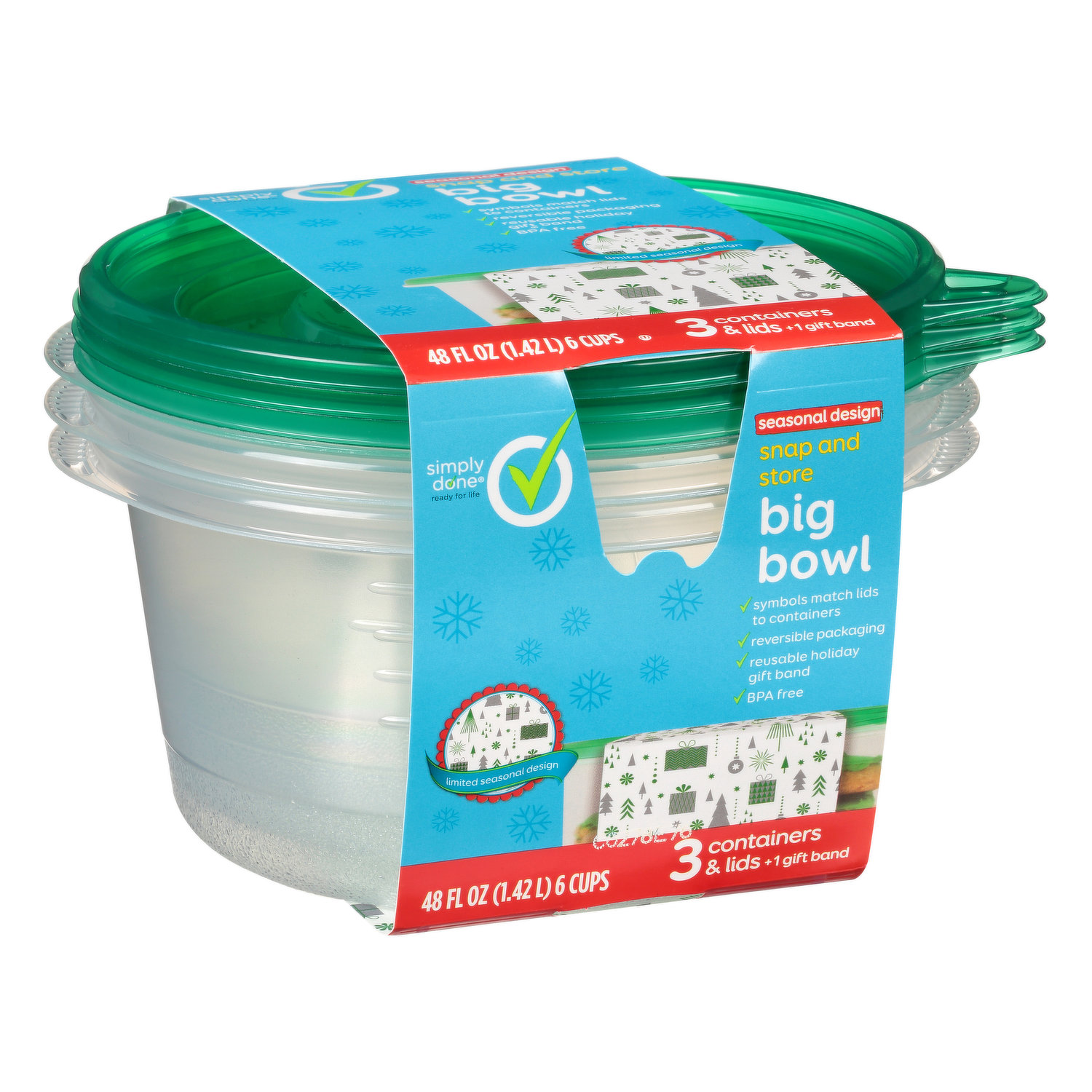 48 oz. Big Bowl Food Storage Containers