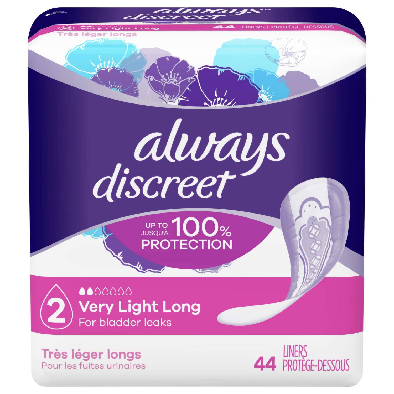 Always Pads, Regular Flow, Unscented, Size 1 - Brookshire's