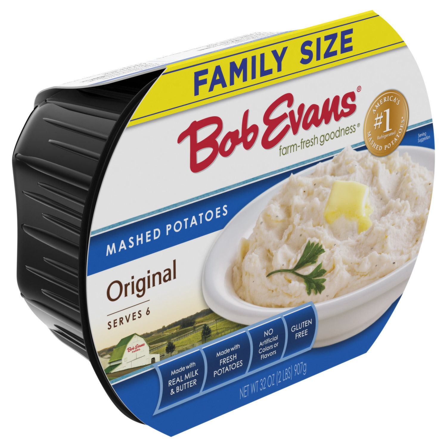 Bob Evans Mashed Potatoes Original Gluten Free Family Size - 32 oz pkg