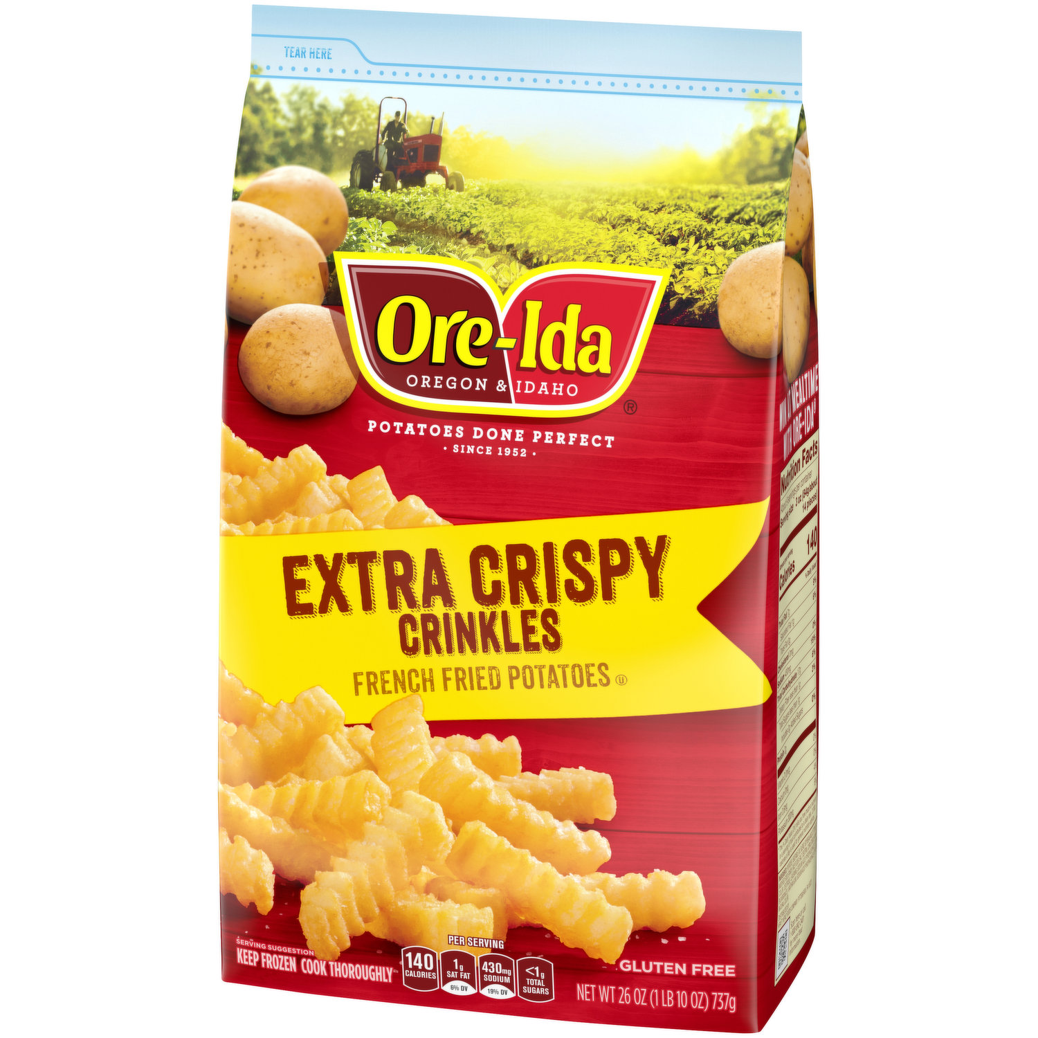 Ore-Ida Golden Crinkles French Fries Fried Frozen Potatoes Value