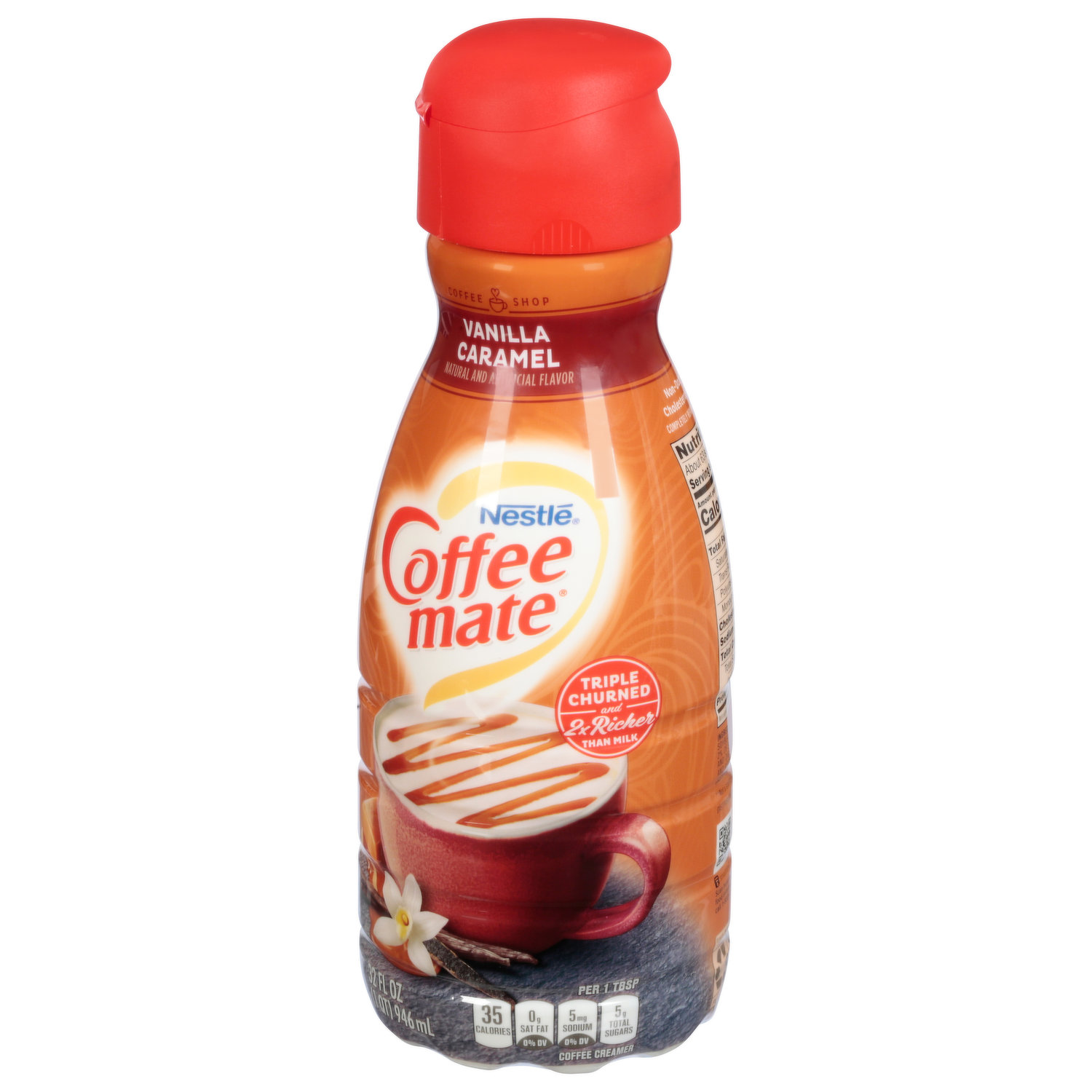 Coffee mate Creme Brulee Flavored Liquid Coffee Creamer 32 fl oz.