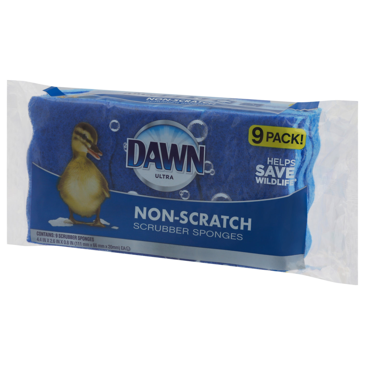 Dawn Non-Scratch Sponge, 6 Pack