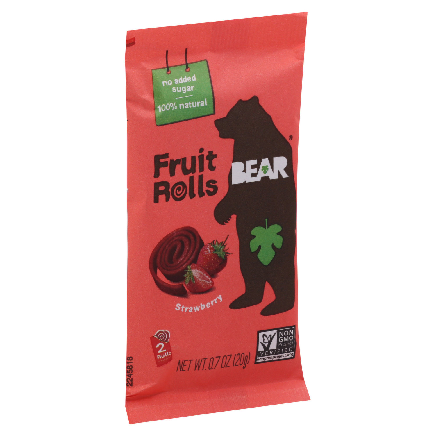 Bear Raspberry Flavoured Fruit Rolls