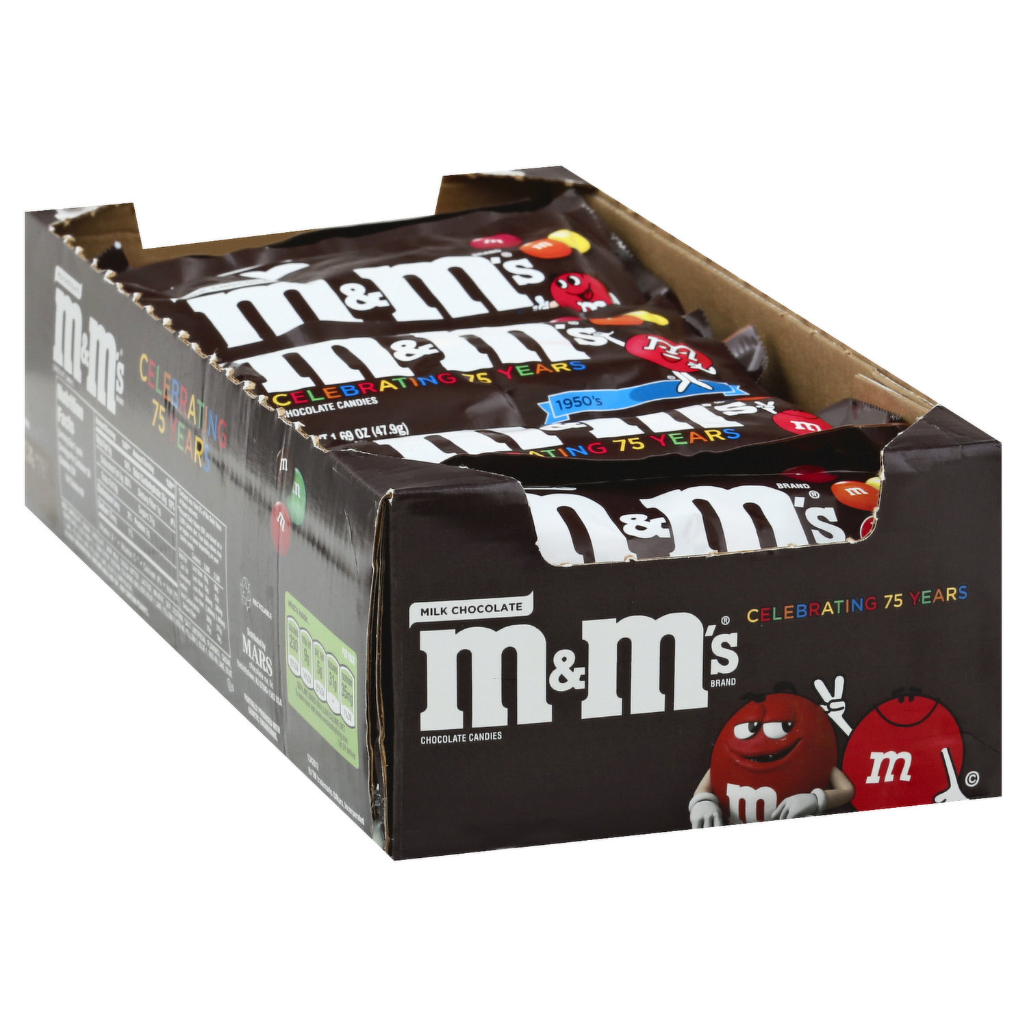  M&M's Chocolate Candies, Milk Chocolate, 1.69-Ounce