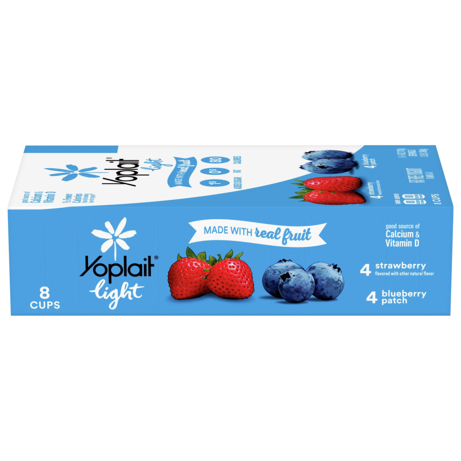 Yoplait Strawberry & Blueberry Kids Yogurt Pack, Disney Frozen, 8 Cups