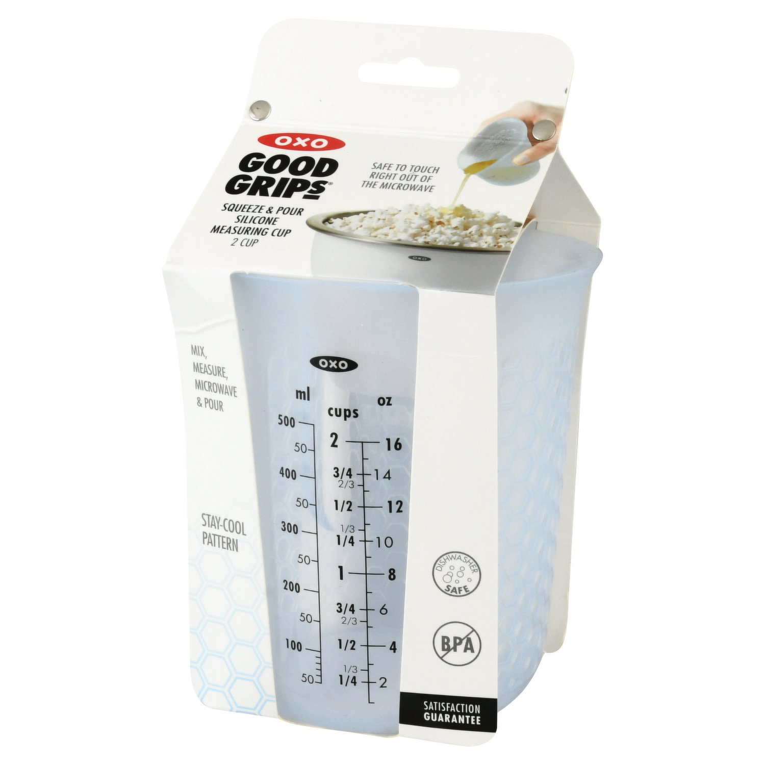 1-Cup Squeeze & Pour Measuring Cup, OXO